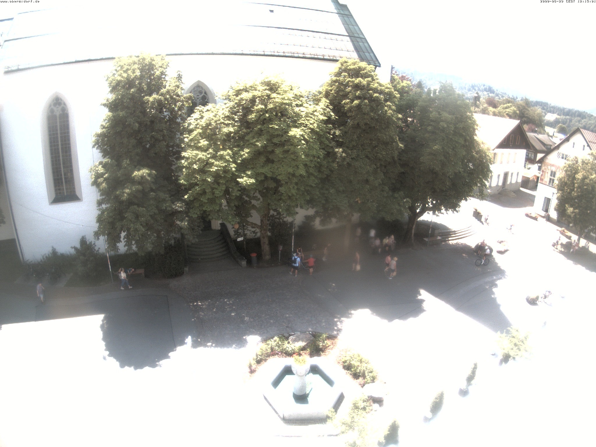 Archiv Foto Webcam Oberstdorf Markplatz