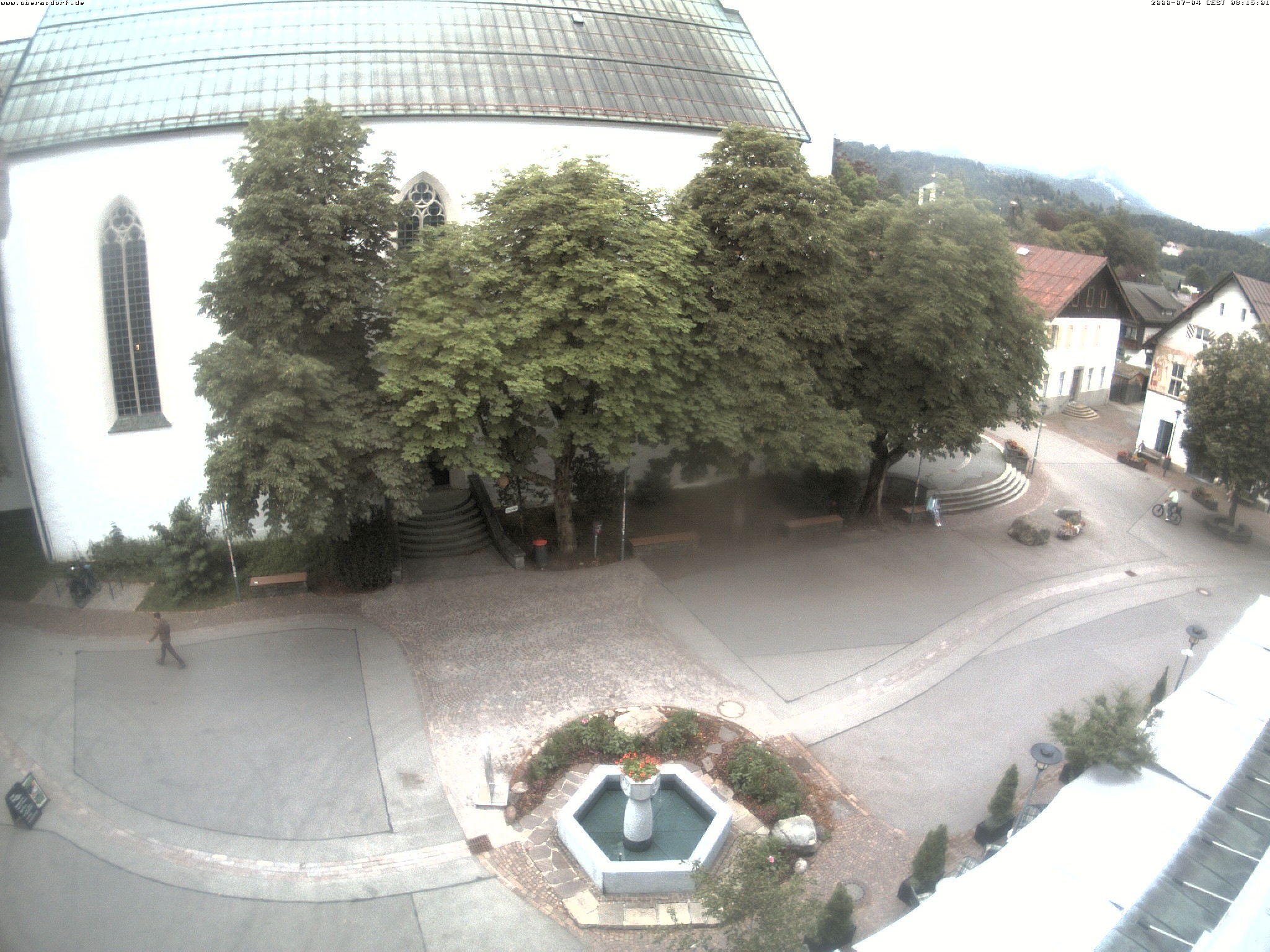 Archiv Foto Webcam Oberstdorf Markplatz