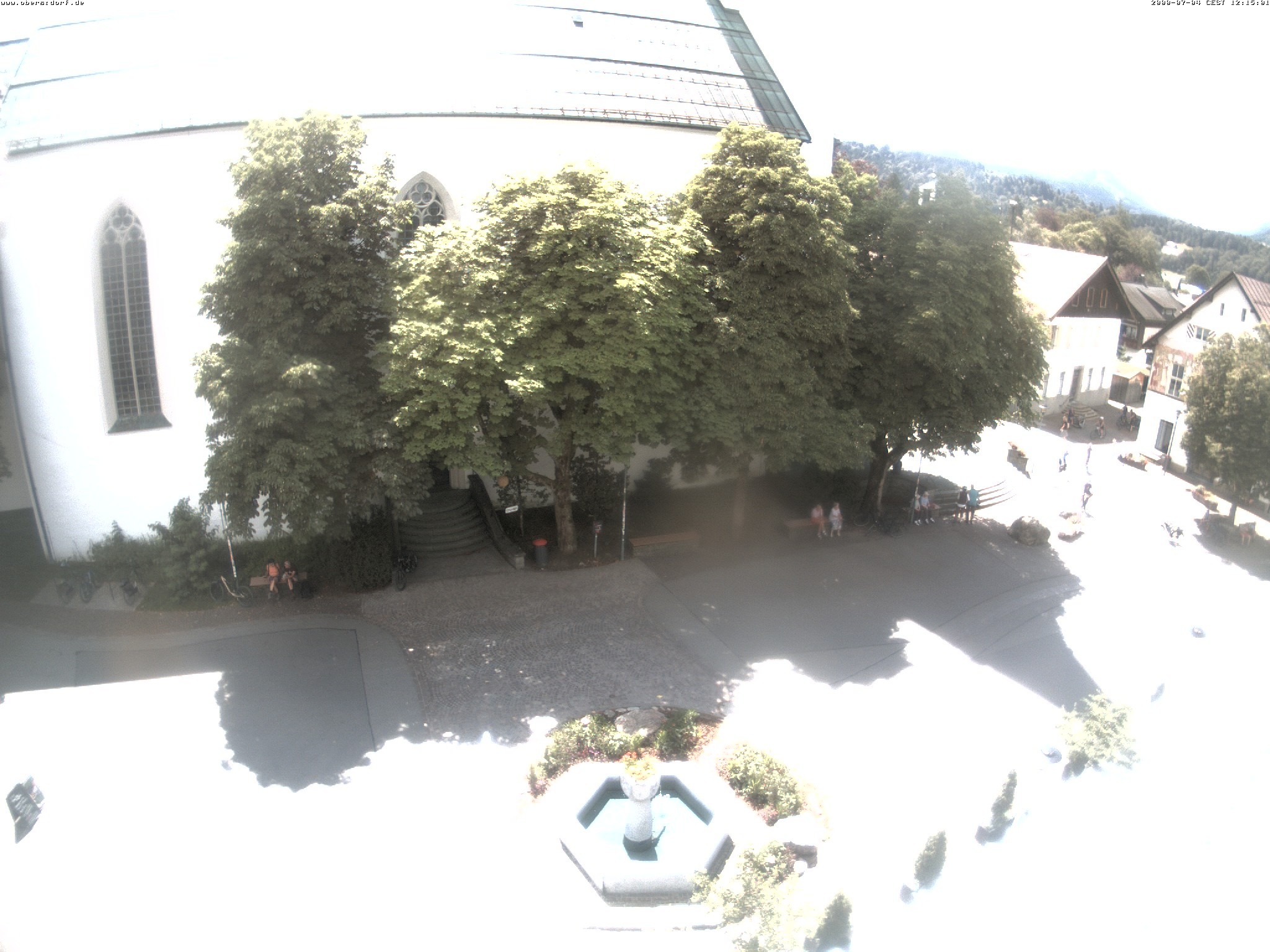 Archiv Foto Webcam Oberstdorf Markplatz