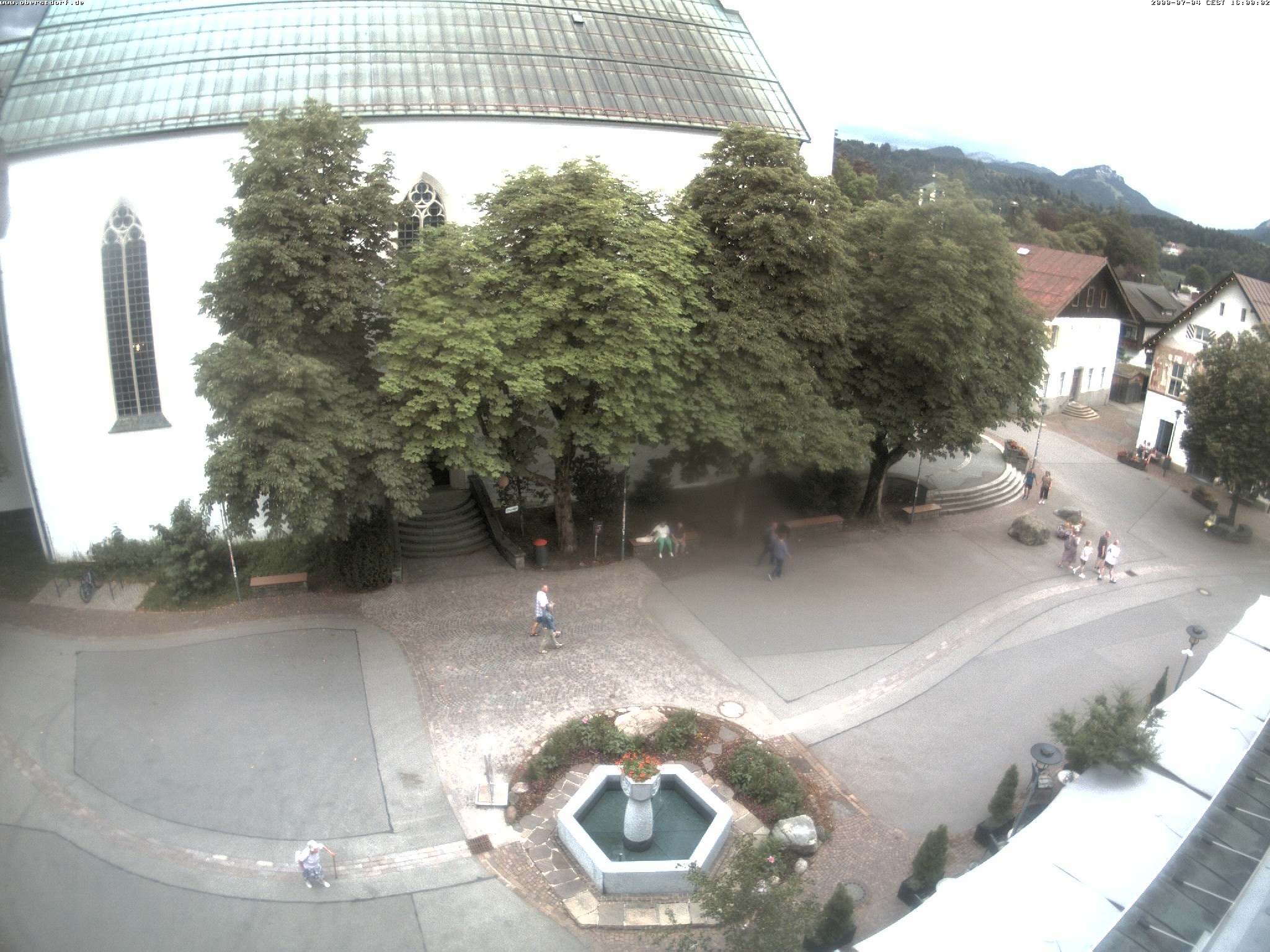 Archiv Foto Webcam Oberstdorf Markplatz
