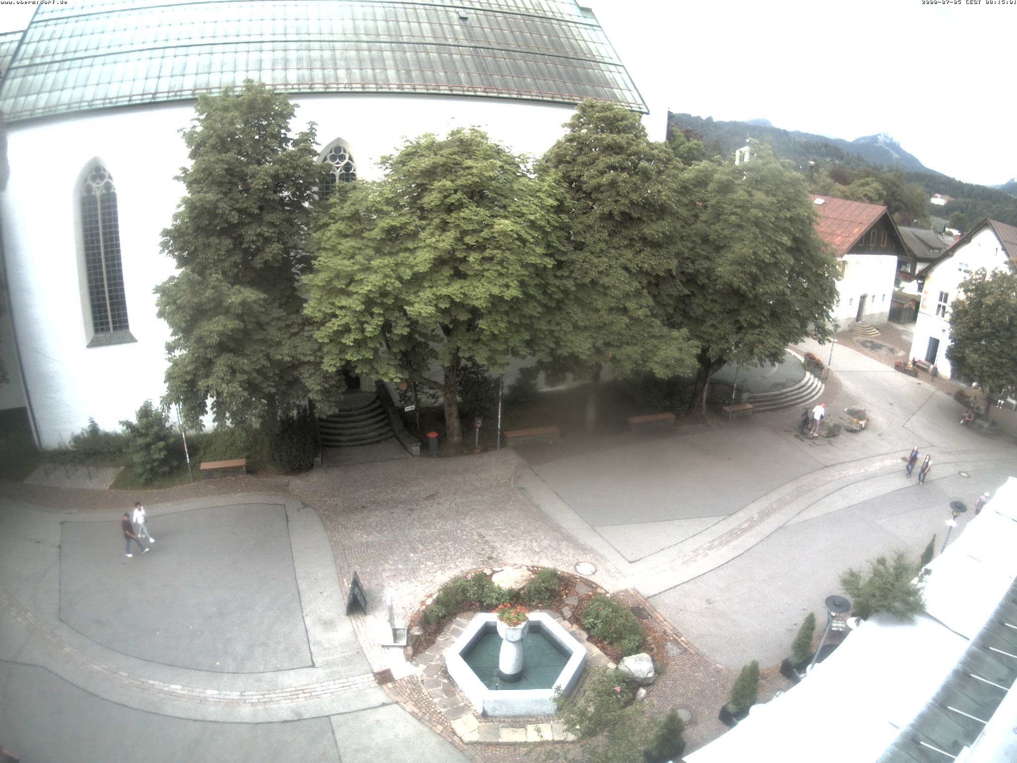 Archiv Foto Webcam Oberstdorf Markplatz