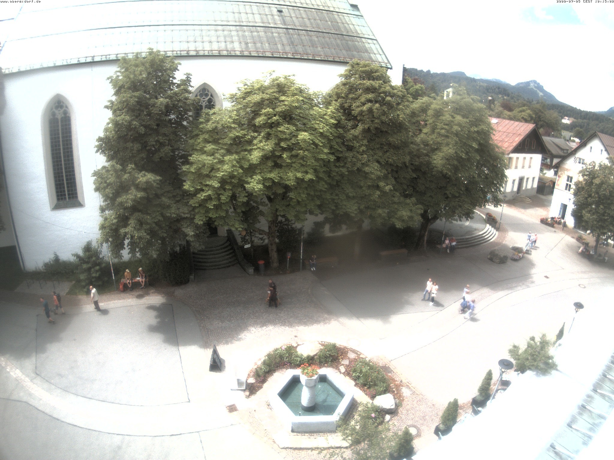 Archiv Foto Webcam Oberstdorf Markplatz