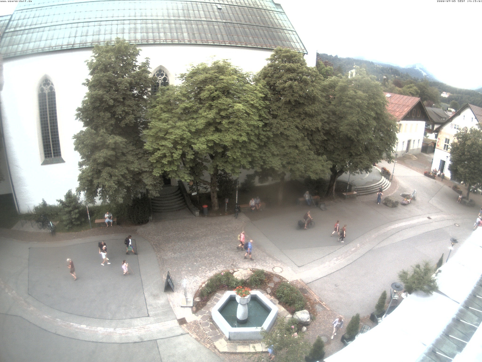 Archiv Foto Webcam Oberstdorf Markplatz