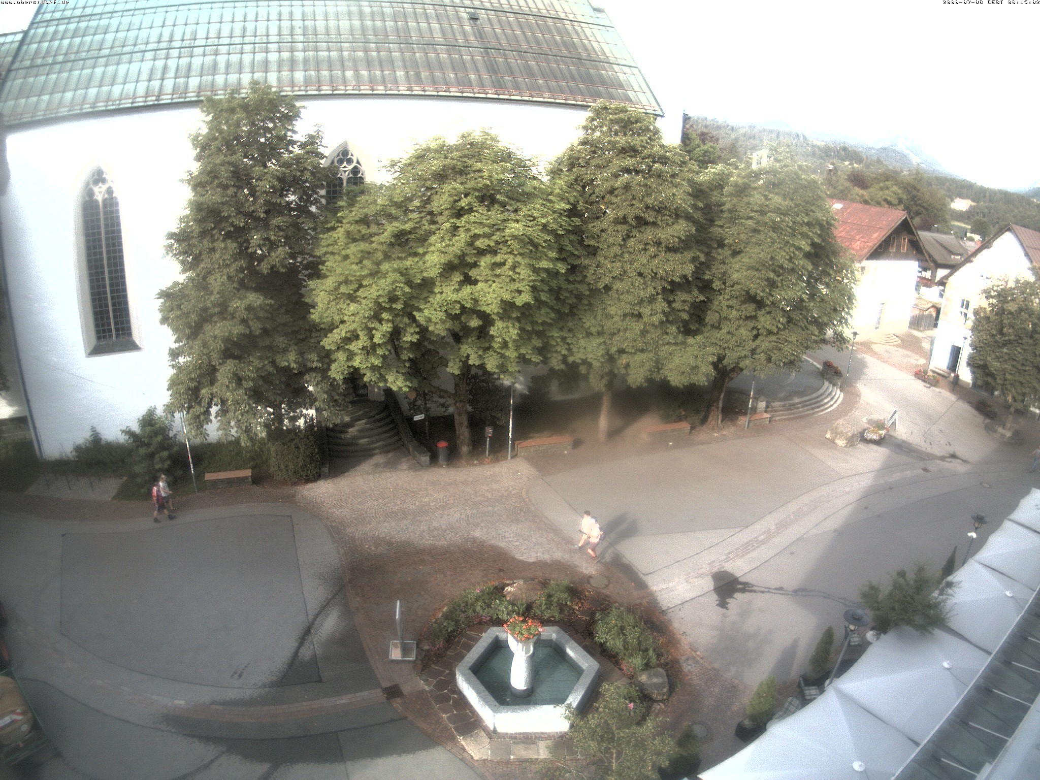 Archiv Foto Webcam Oberstdorf Markplatz