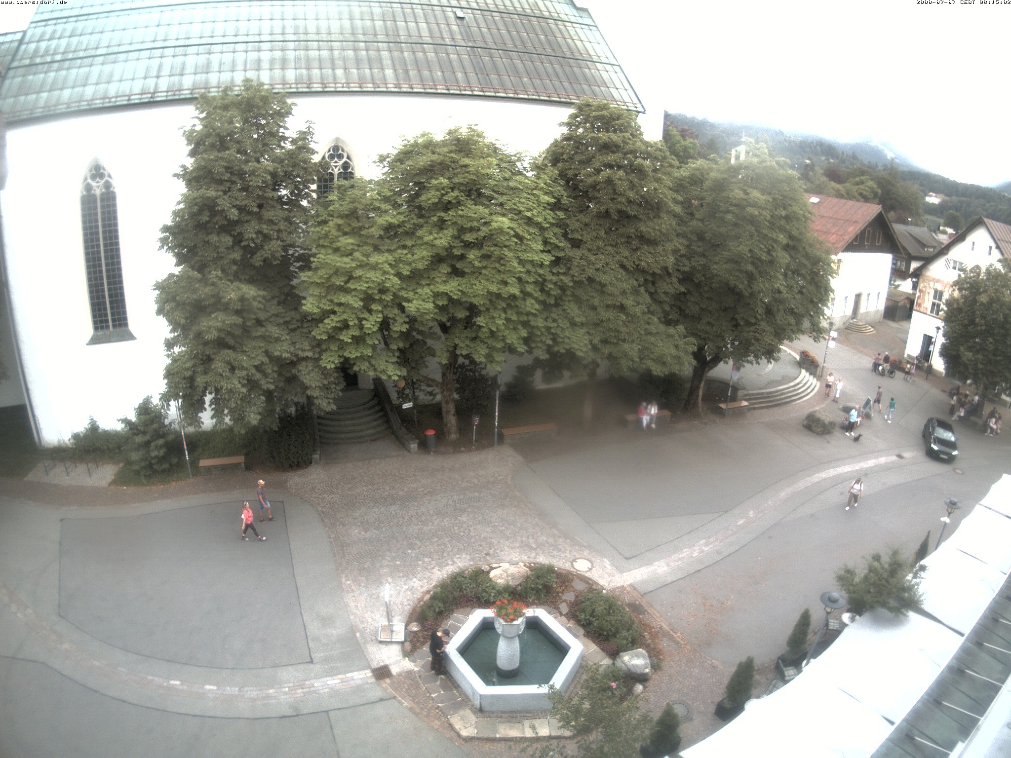 Archiv Foto Webcam Oberstdorf Markplatz