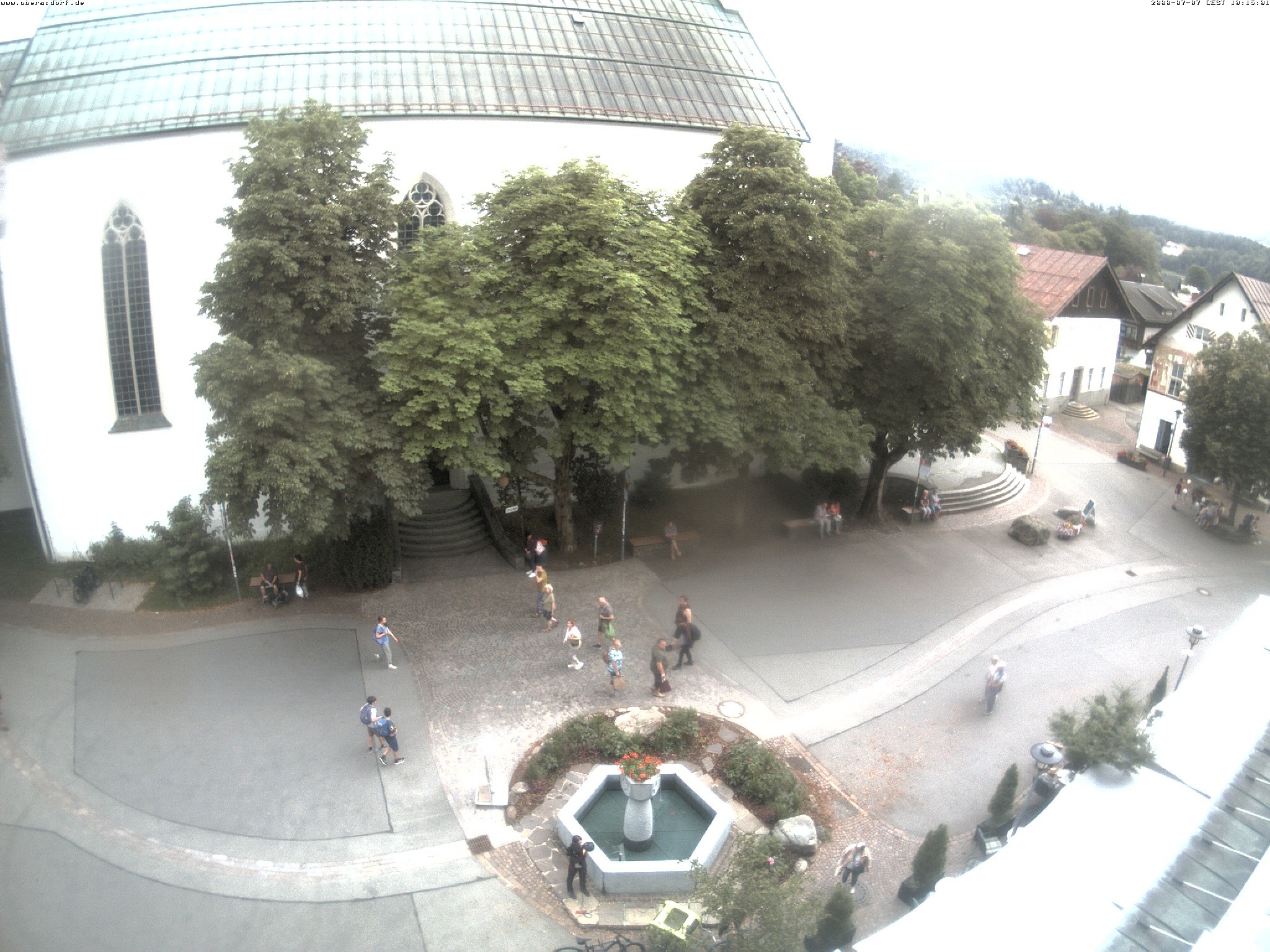Archiv Foto Webcam Oberstdorf Markplatz
