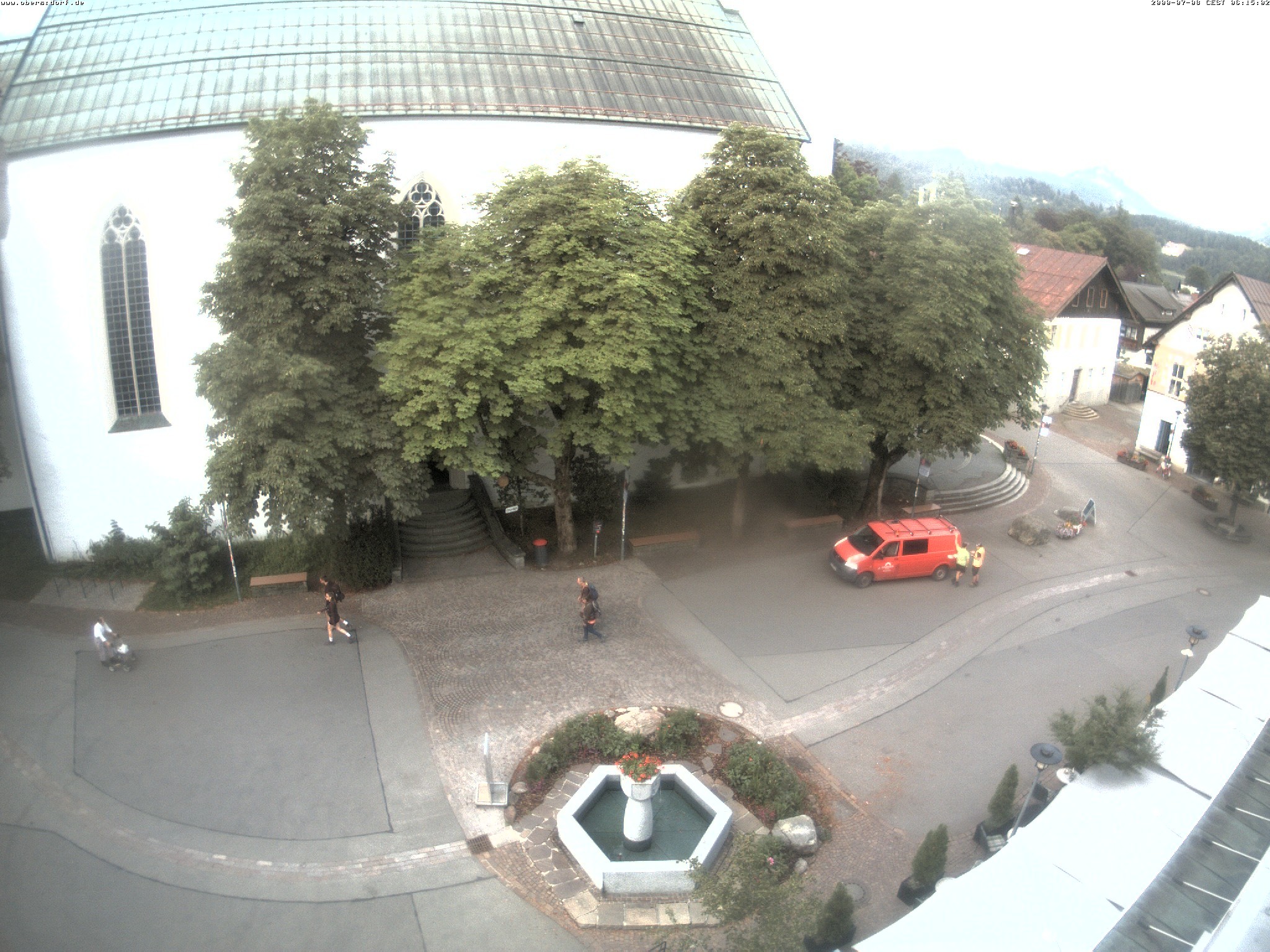 Archiv Foto Webcam Oberstdorf Markplatz
