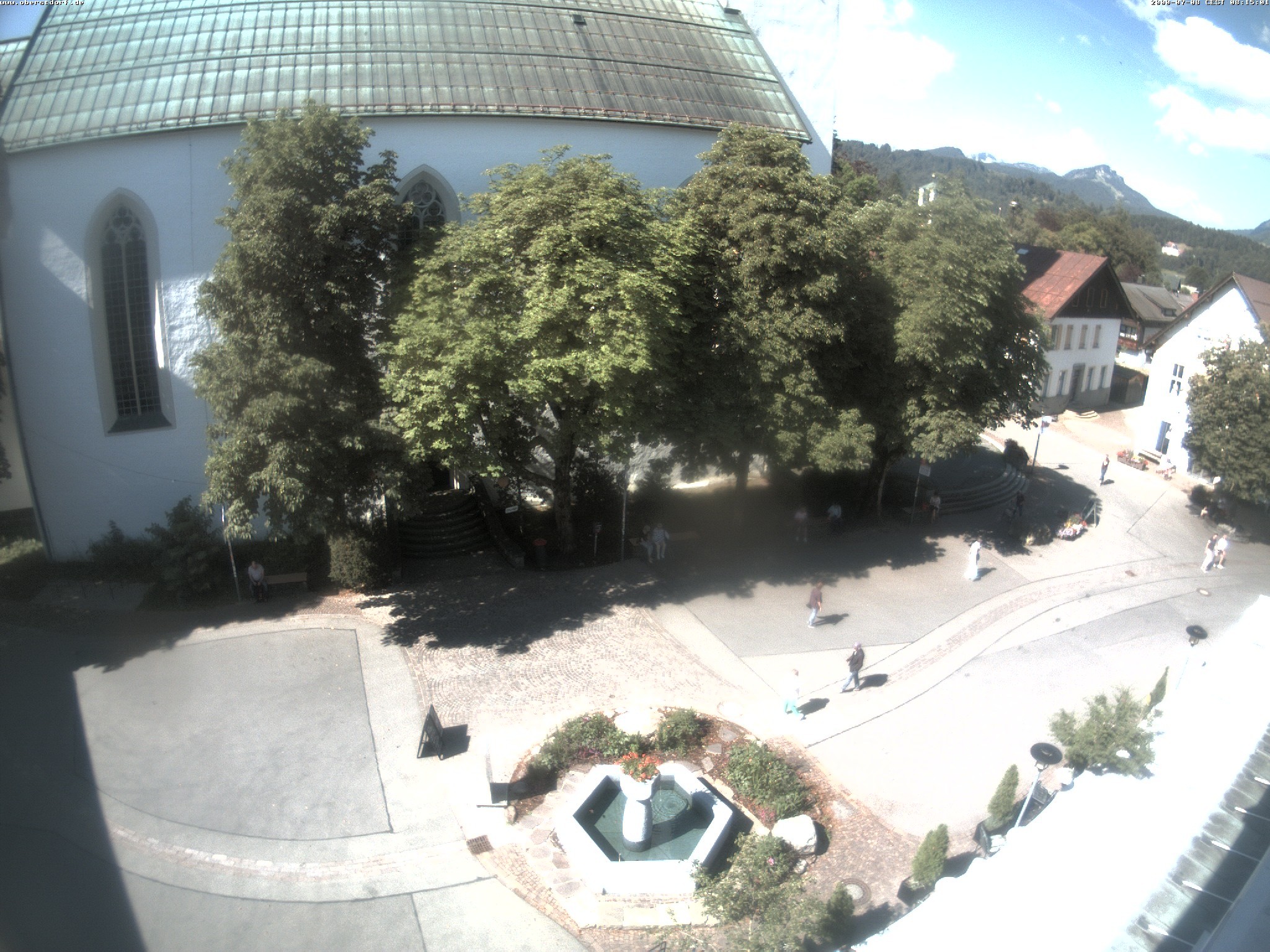 Archiv Foto Webcam Oberstdorf Markplatz