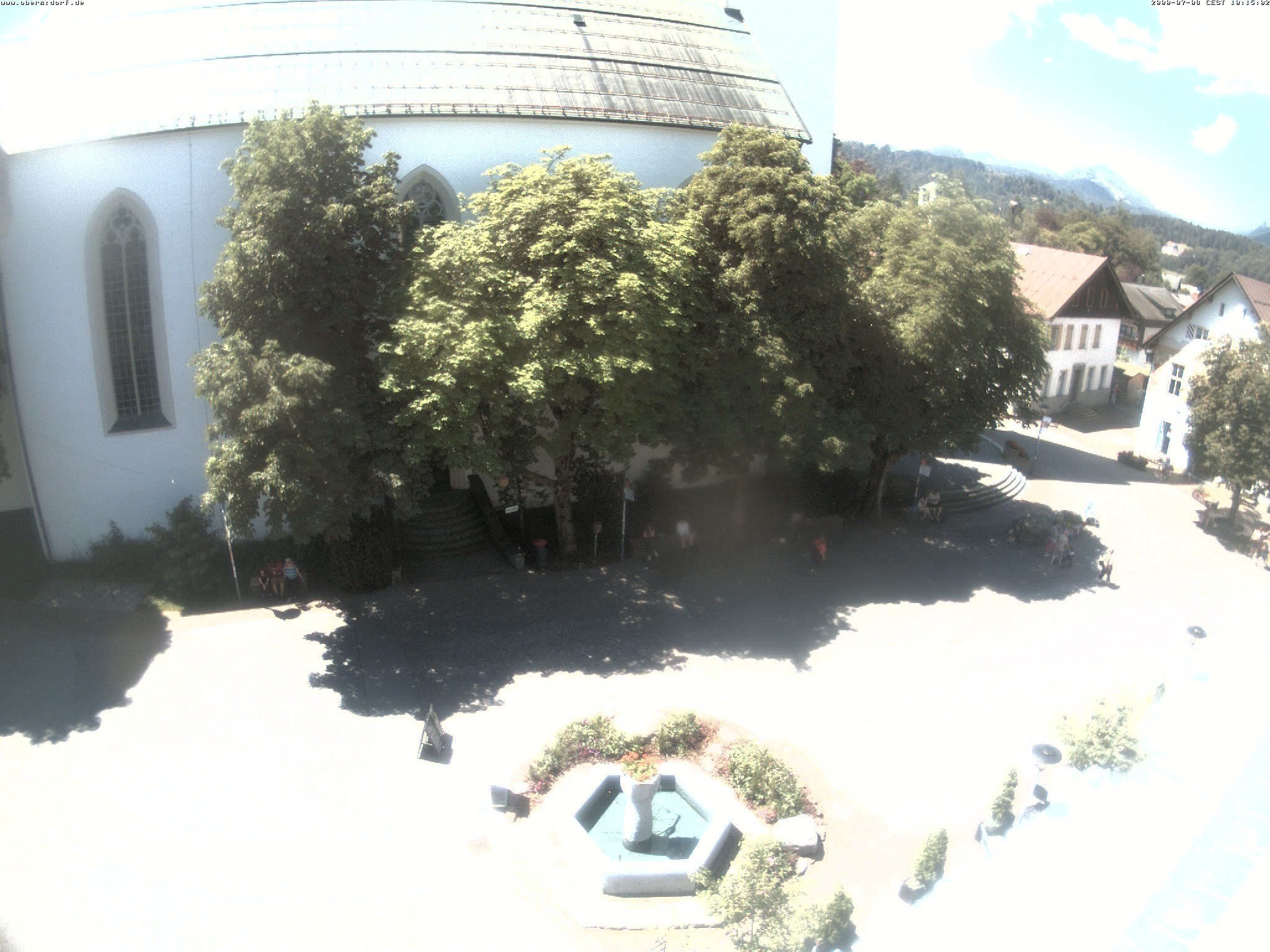 Archiv Foto Webcam Oberstdorf Markplatz