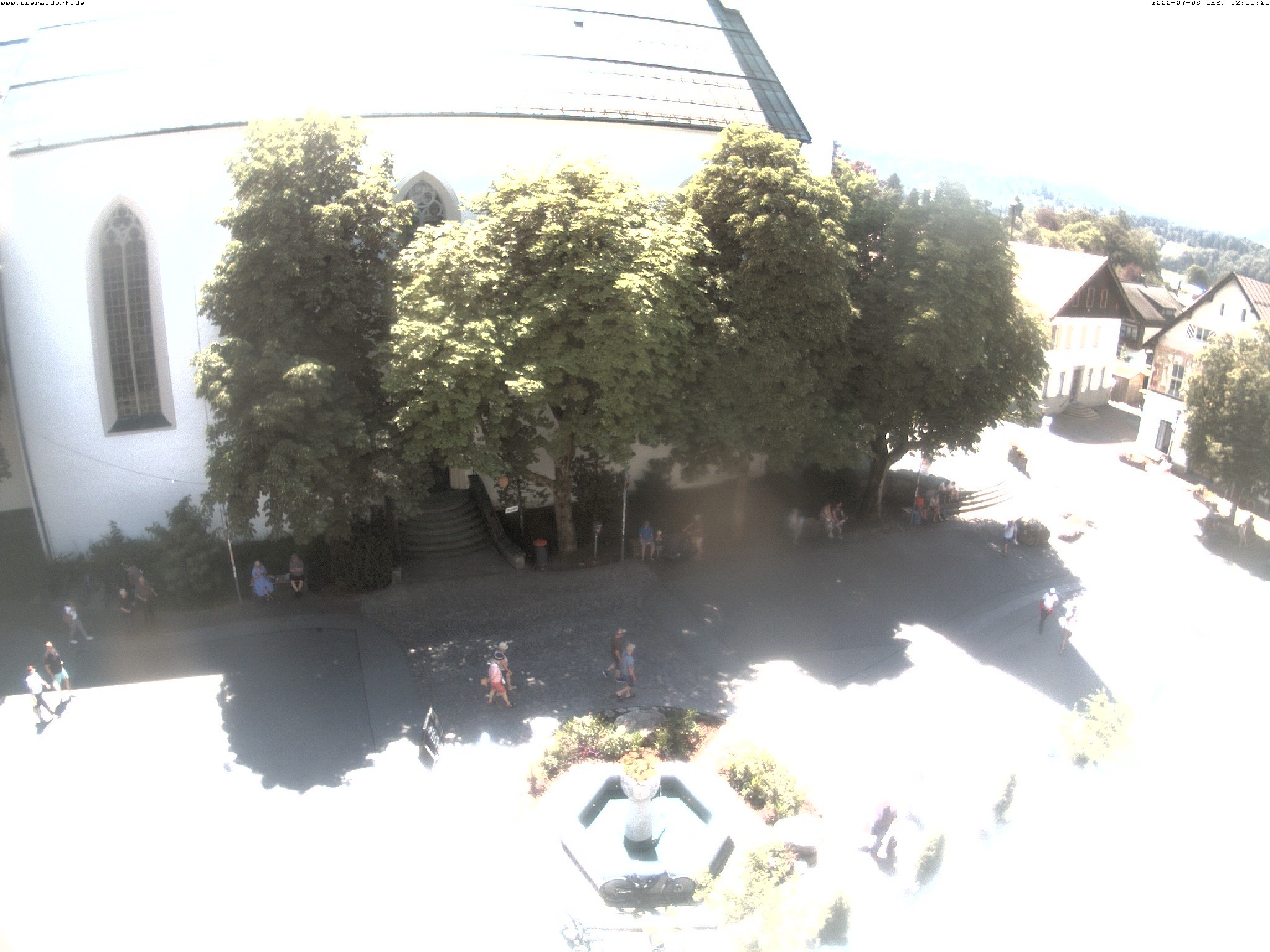 Archiv Foto Webcam Oberstdorf Markplatz