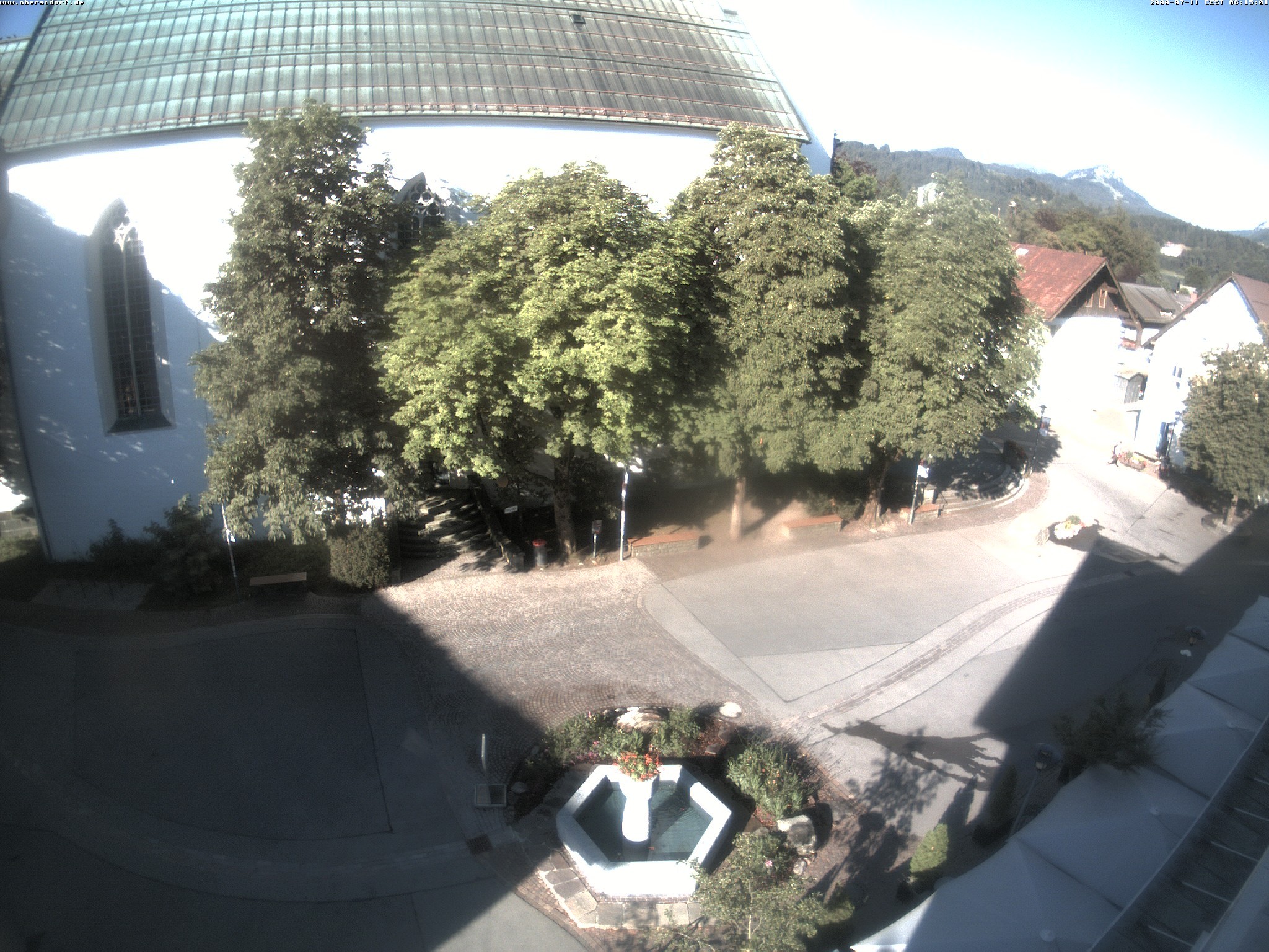 Archiv Foto Webcam Oberstdorf Markplatz