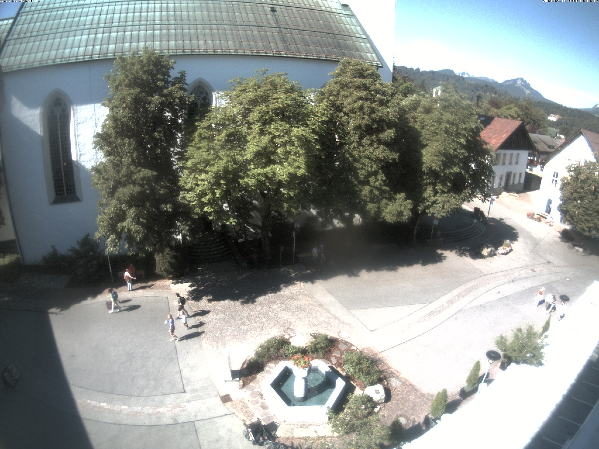 Archiv Foto Webcam Oberstdorf Markplatz