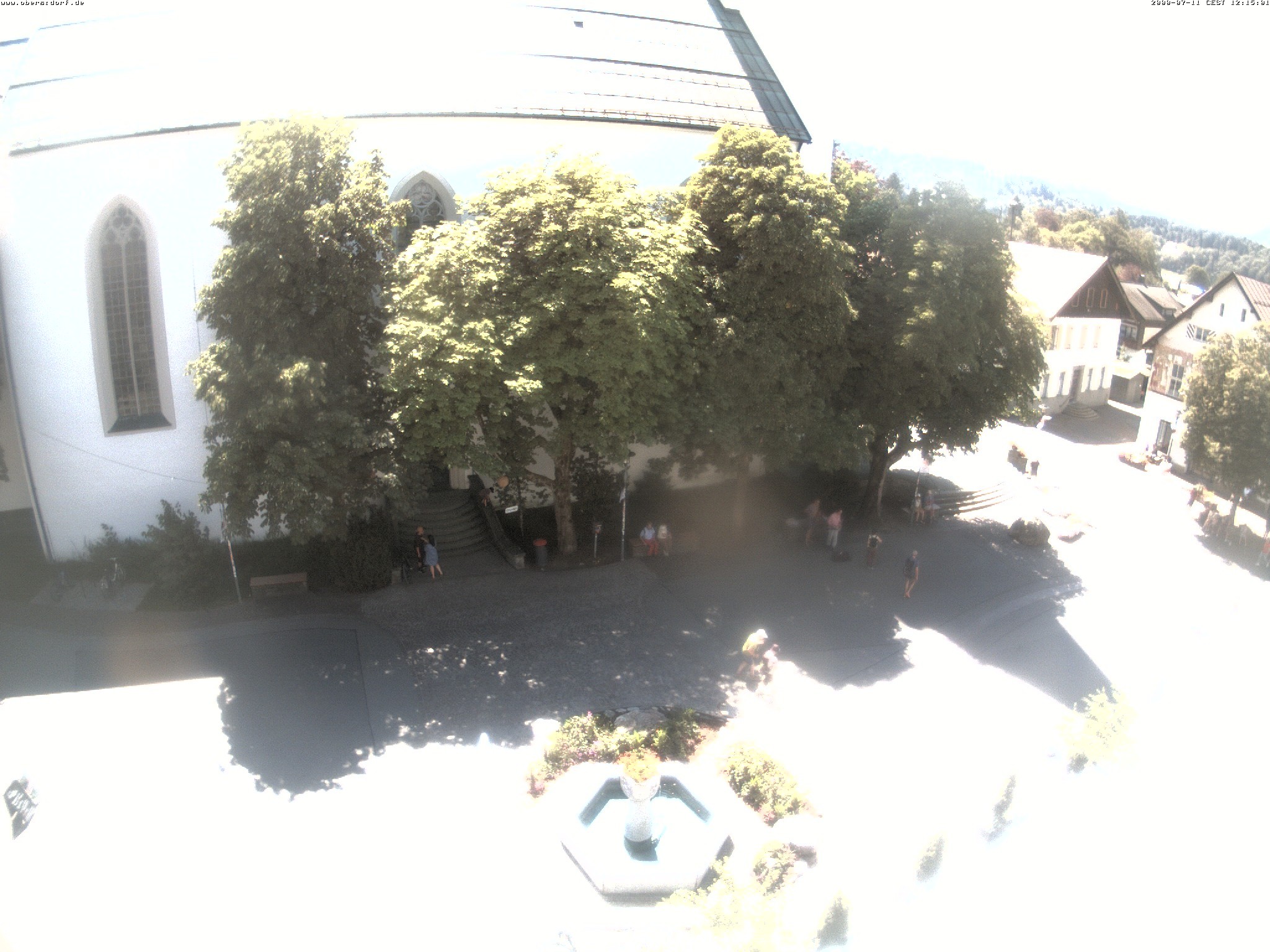 Archived image Webcam Oberstdorf Town Square