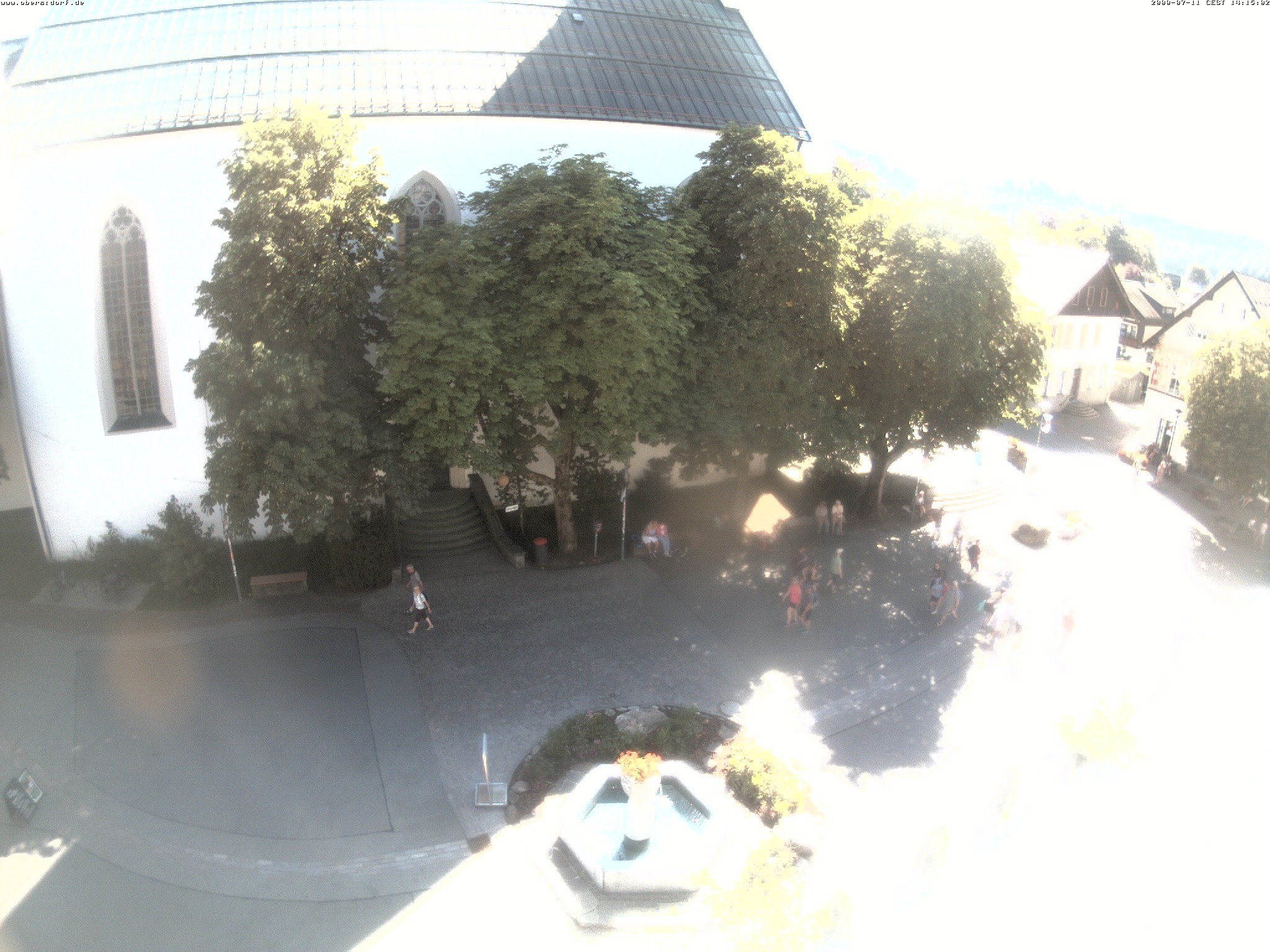 Archiv Foto Webcam Oberstdorf Markplatz
