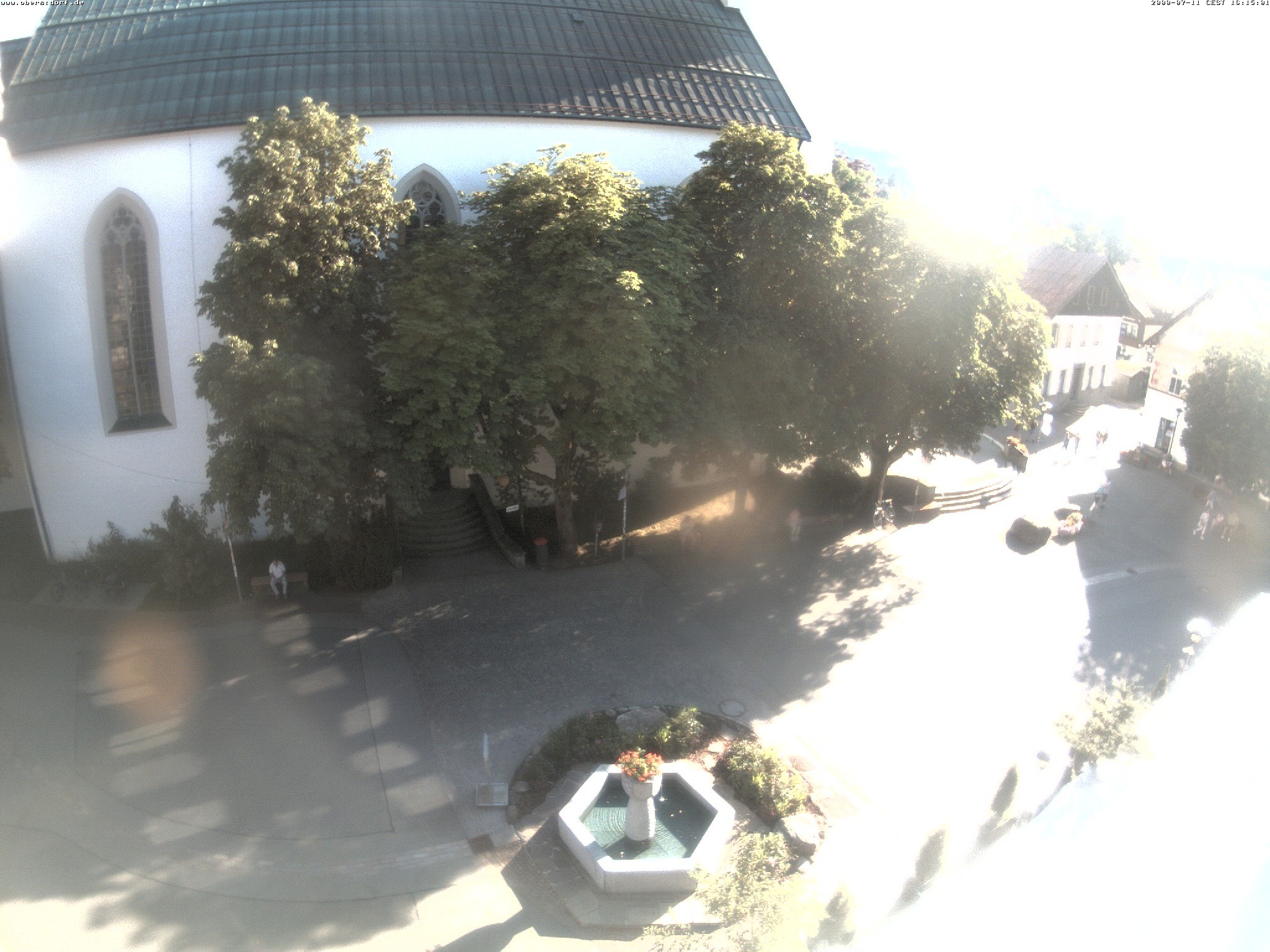 Archiv Foto Webcam Oberstdorf Markplatz