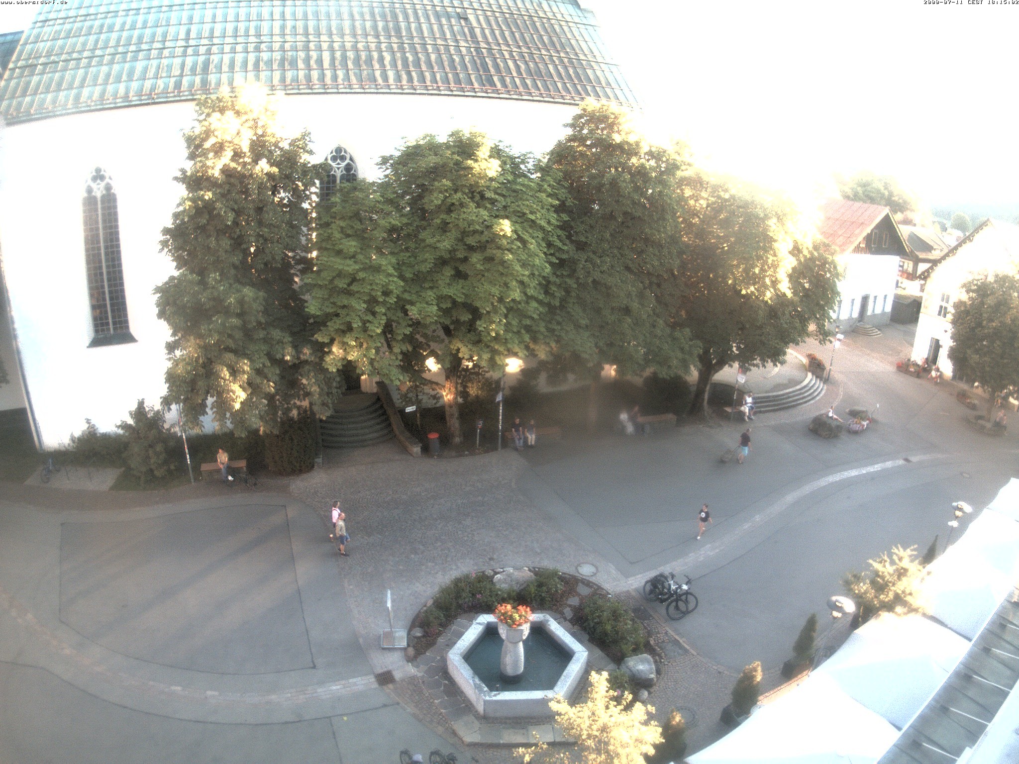 Archiv Foto Webcam Oberstdorf Markplatz