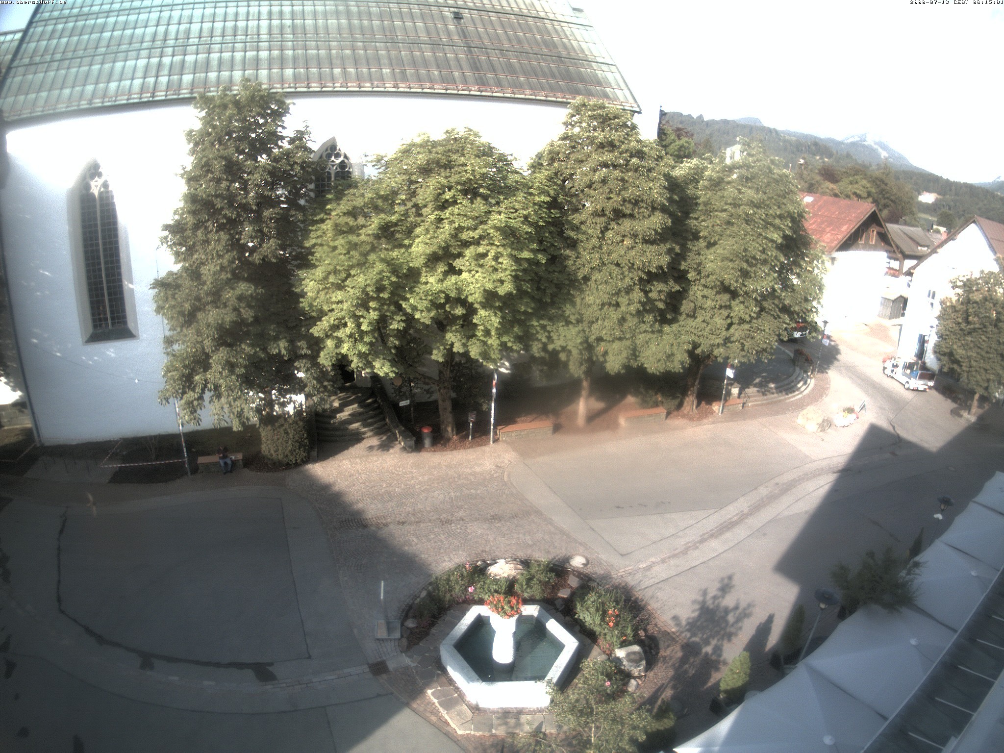 Archiv Foto Webcam Oberstdorf Markplatz