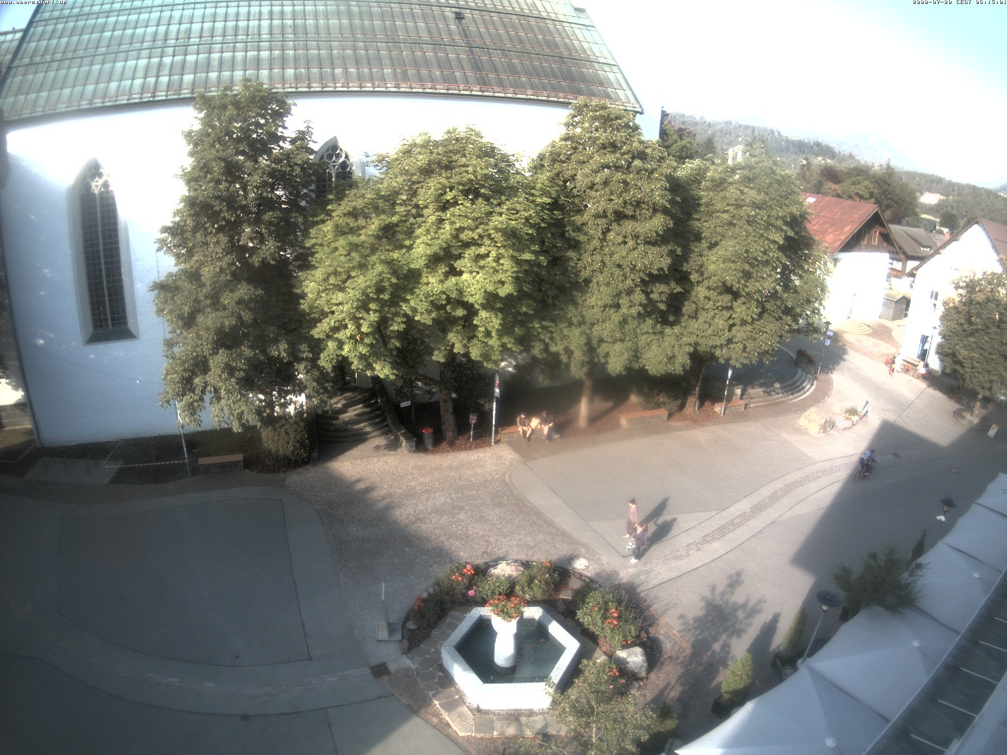 Archiv Foto Webcam Oberstdorf Markplatz
