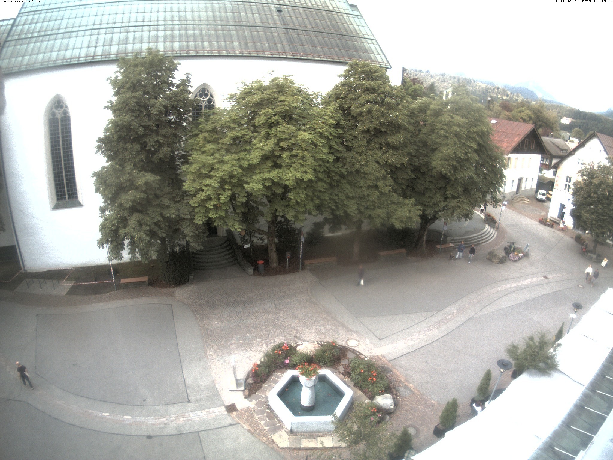 Archiv Foto Webcam Oberstdorf Markplatz
