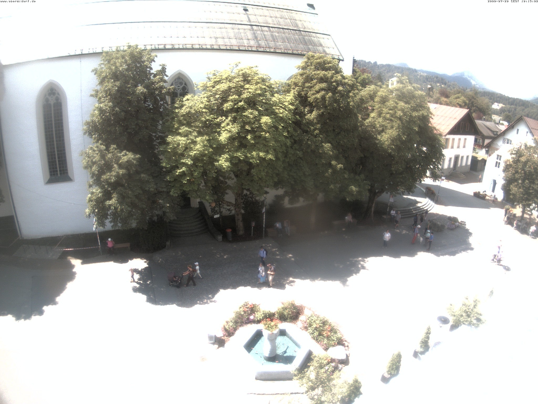 Archiv Foto Webcam Oberstdorf Markplatz