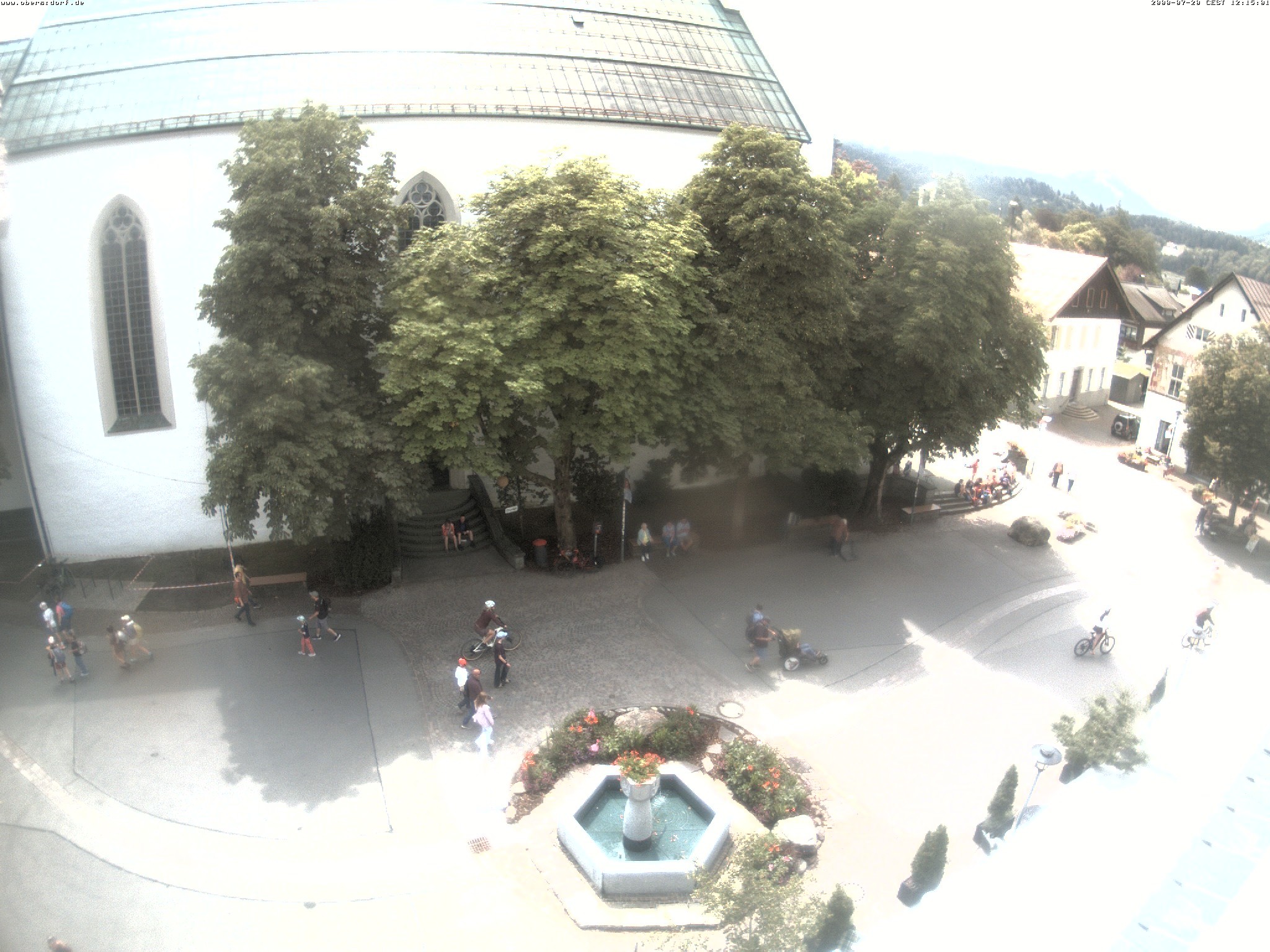 Archiv Foto Webcam Oberstdorf Markplatz