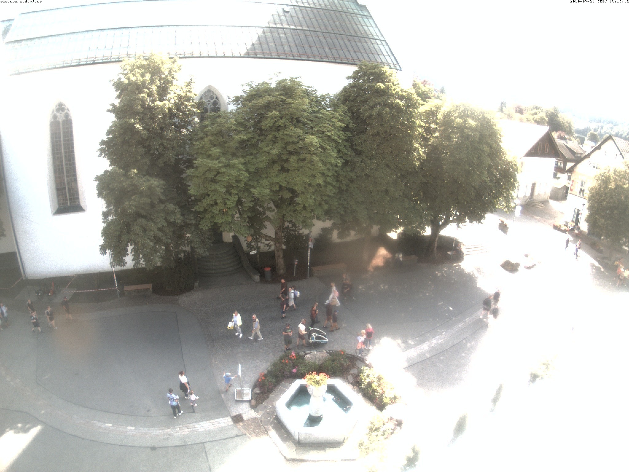 Archiv Foto Webcam Oberstdorf Markplatz