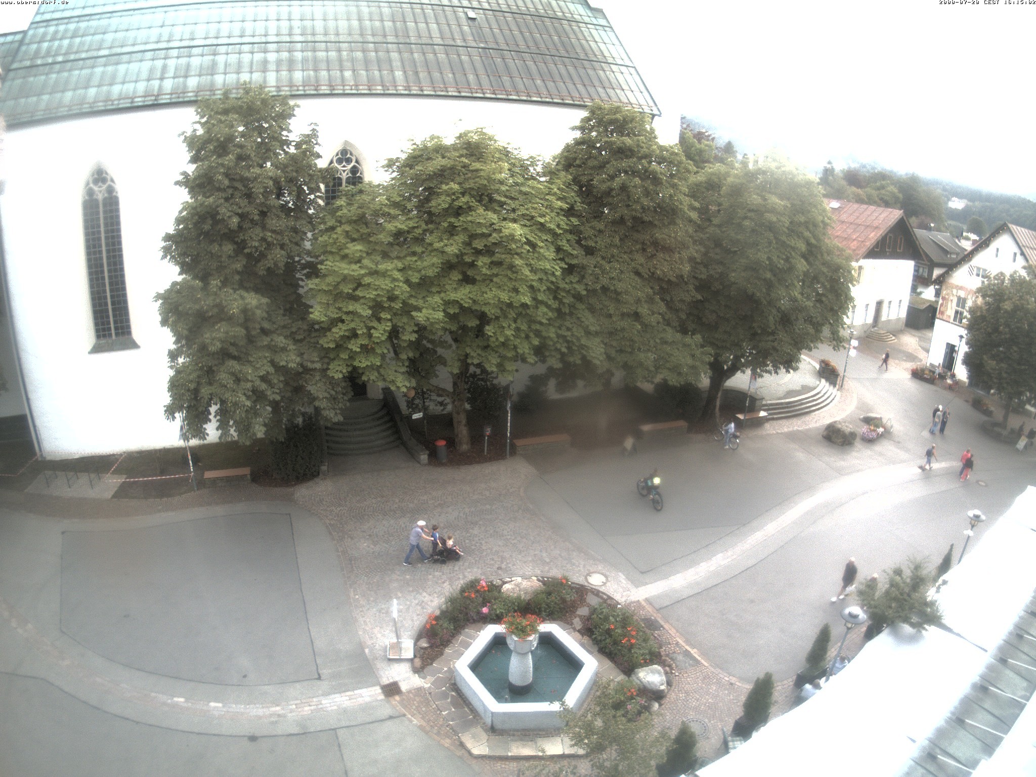Archiv Foto Webcam Oberstdorf Markplatz