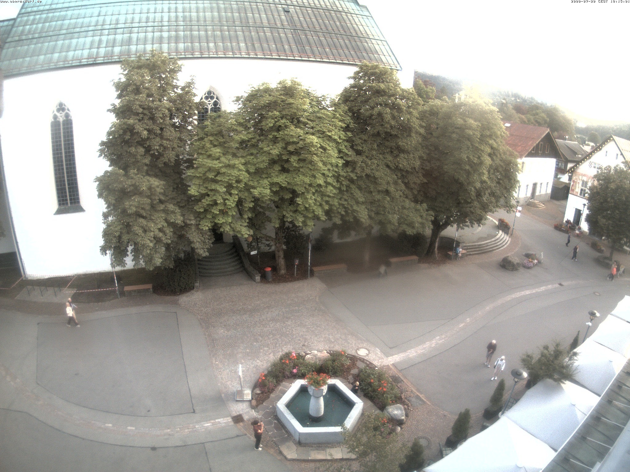 Archiv Foto Webcam Oberstdorf Markplatz