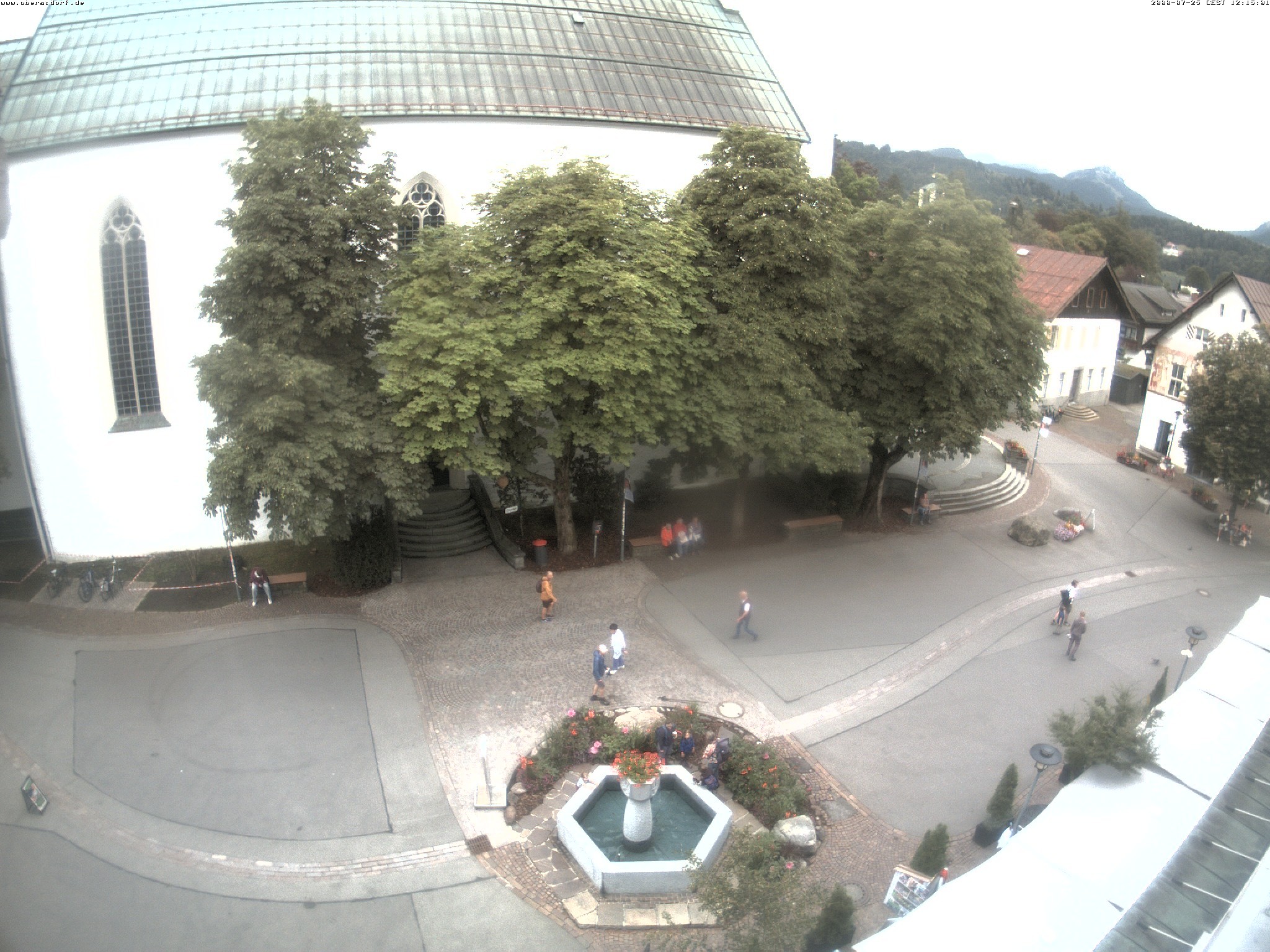 Archived image Webcam Oberstdorf Town Square