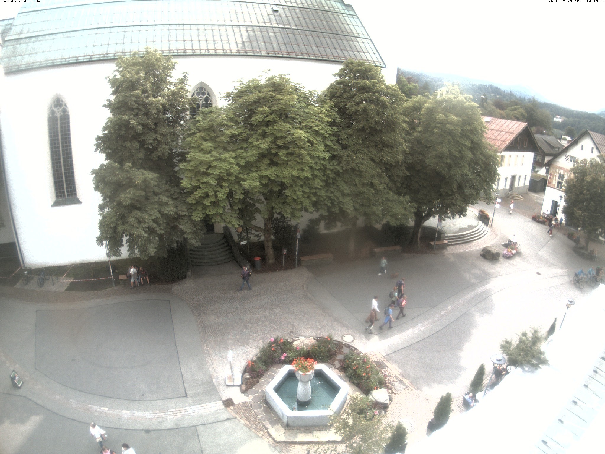 Archiv Foto Webcam Oberstdorf Markplatz