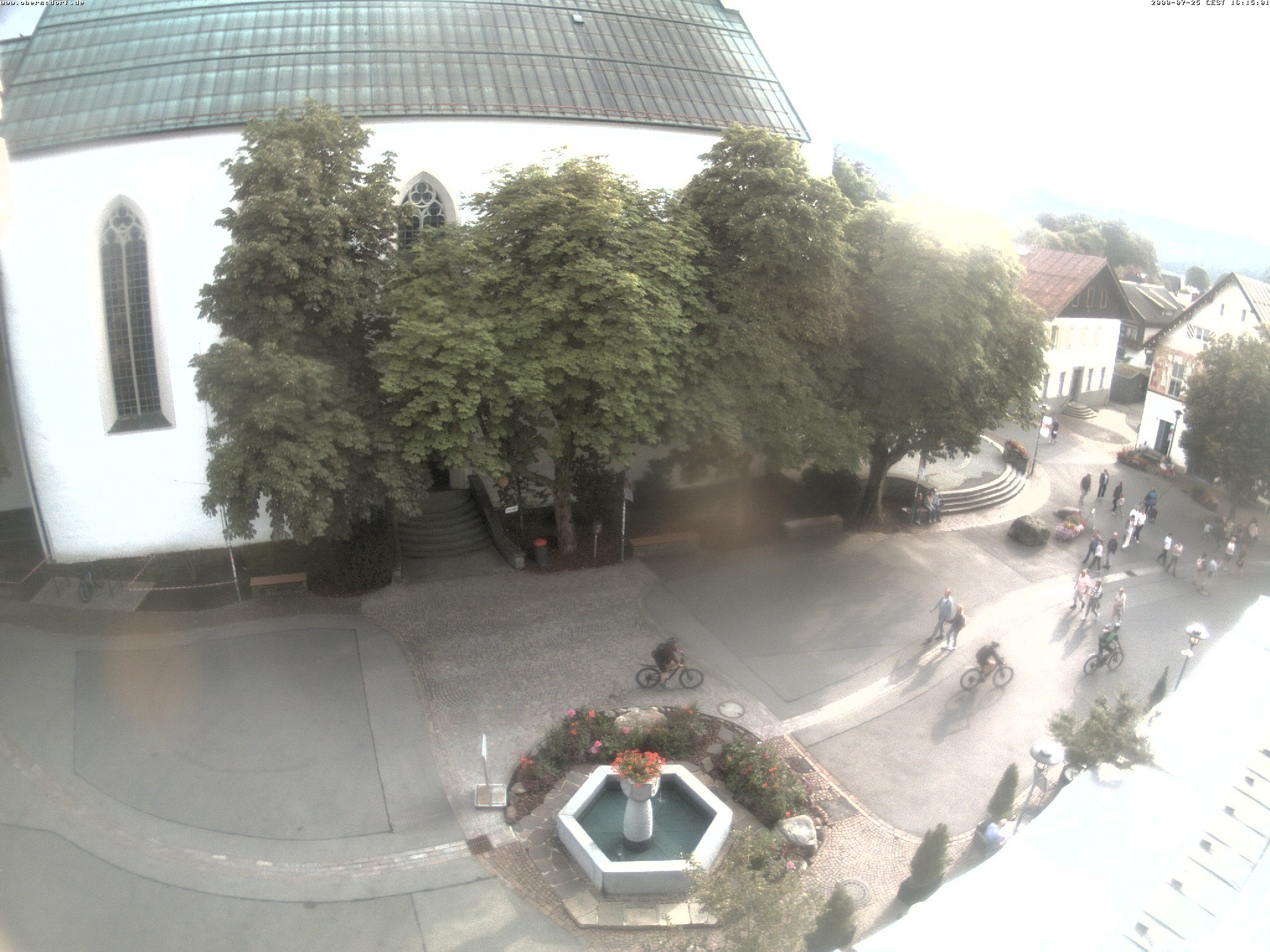 Archiv Foto Webcam Oberstdorf Markplatz