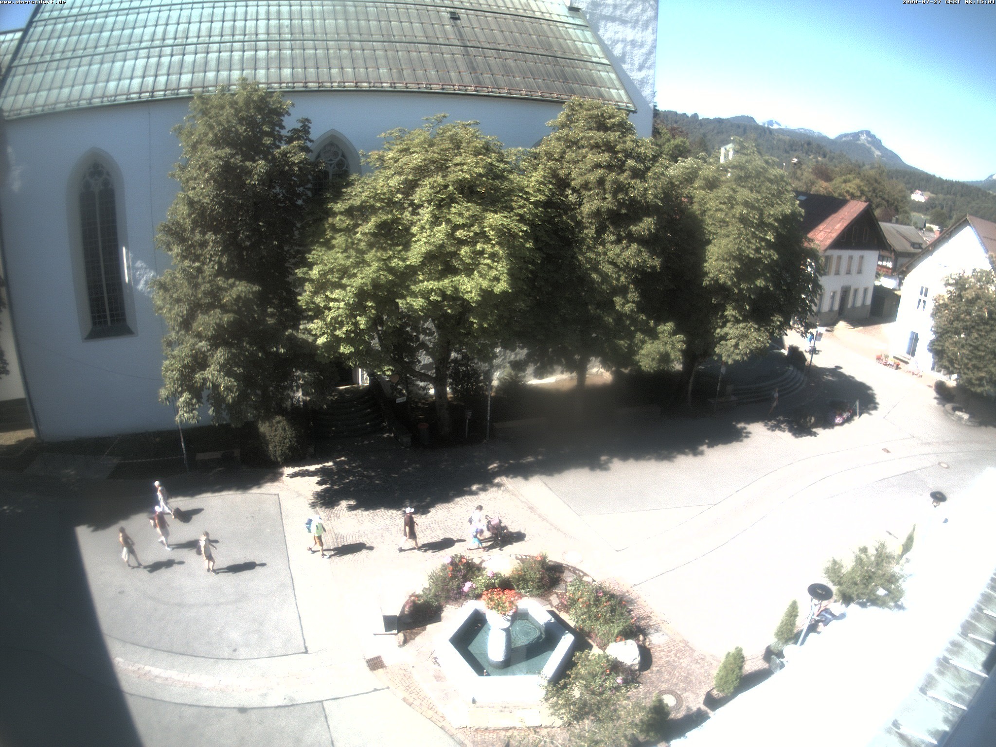 Archiv Foto Webcam Oberstdorf Markplatz