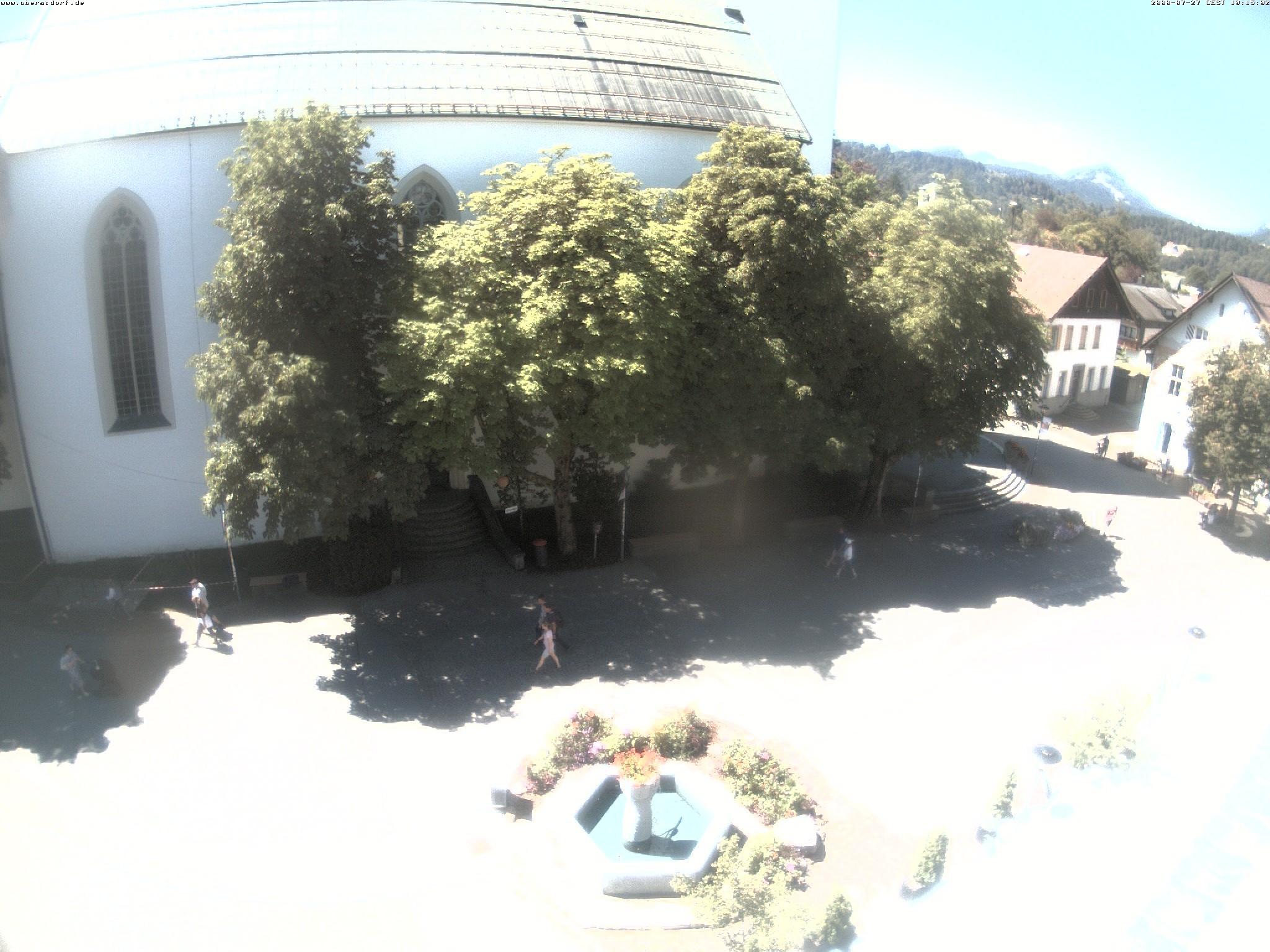 Archiv Foto Webcam Oberstdorf Markplatz