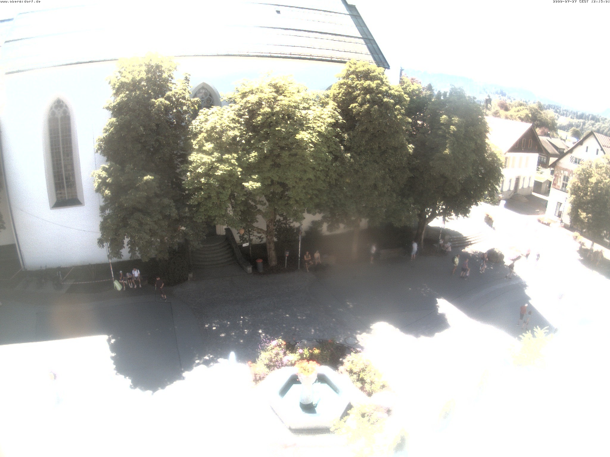 Archiv Foto Webcam Oberstdorf Markplatz