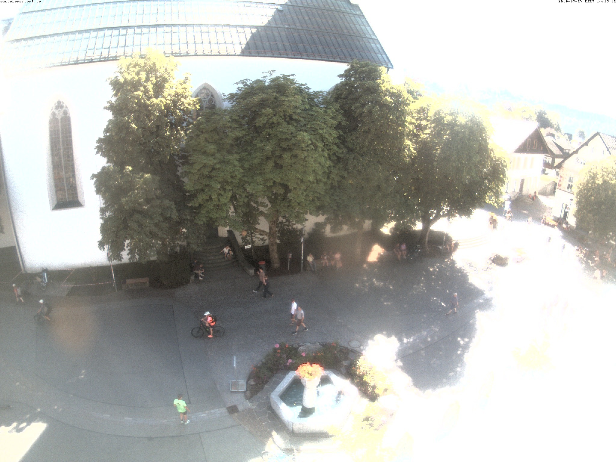 Archiv Foto Webcam Oberstdorf Markplatz