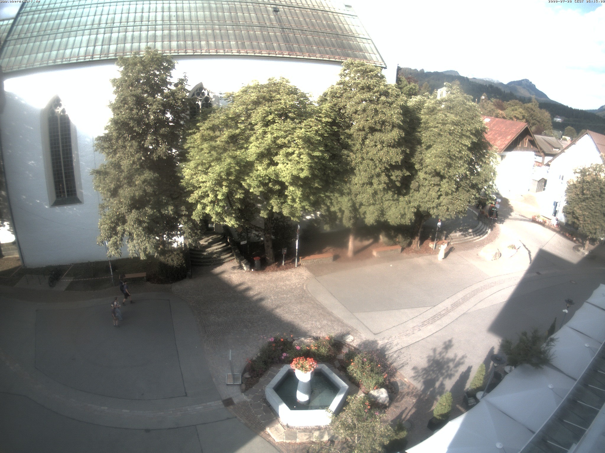 Archived image Webcam Oberstdorf Town Square