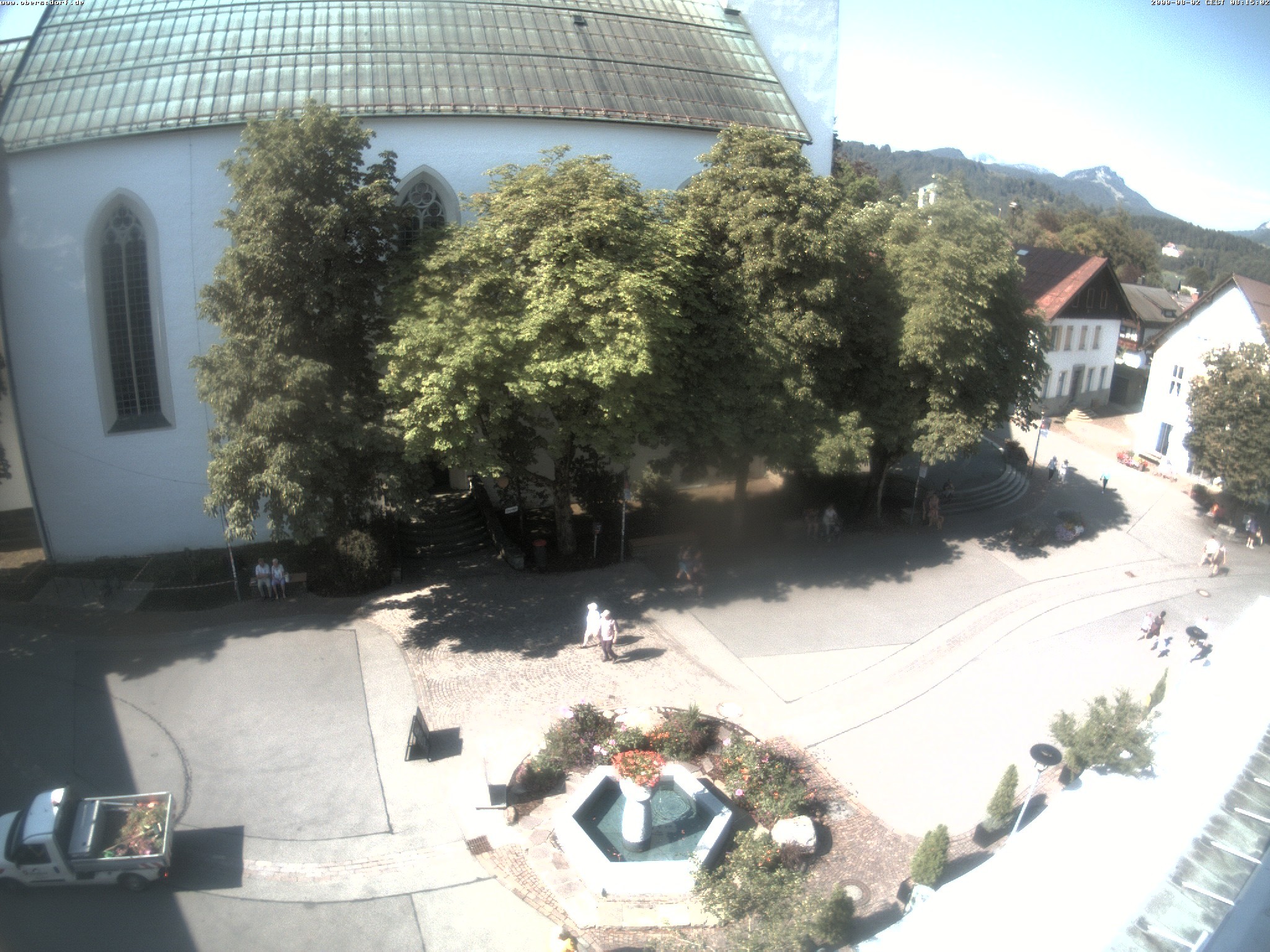 Archiv Foto Webcam Oberstdorf Markplatz