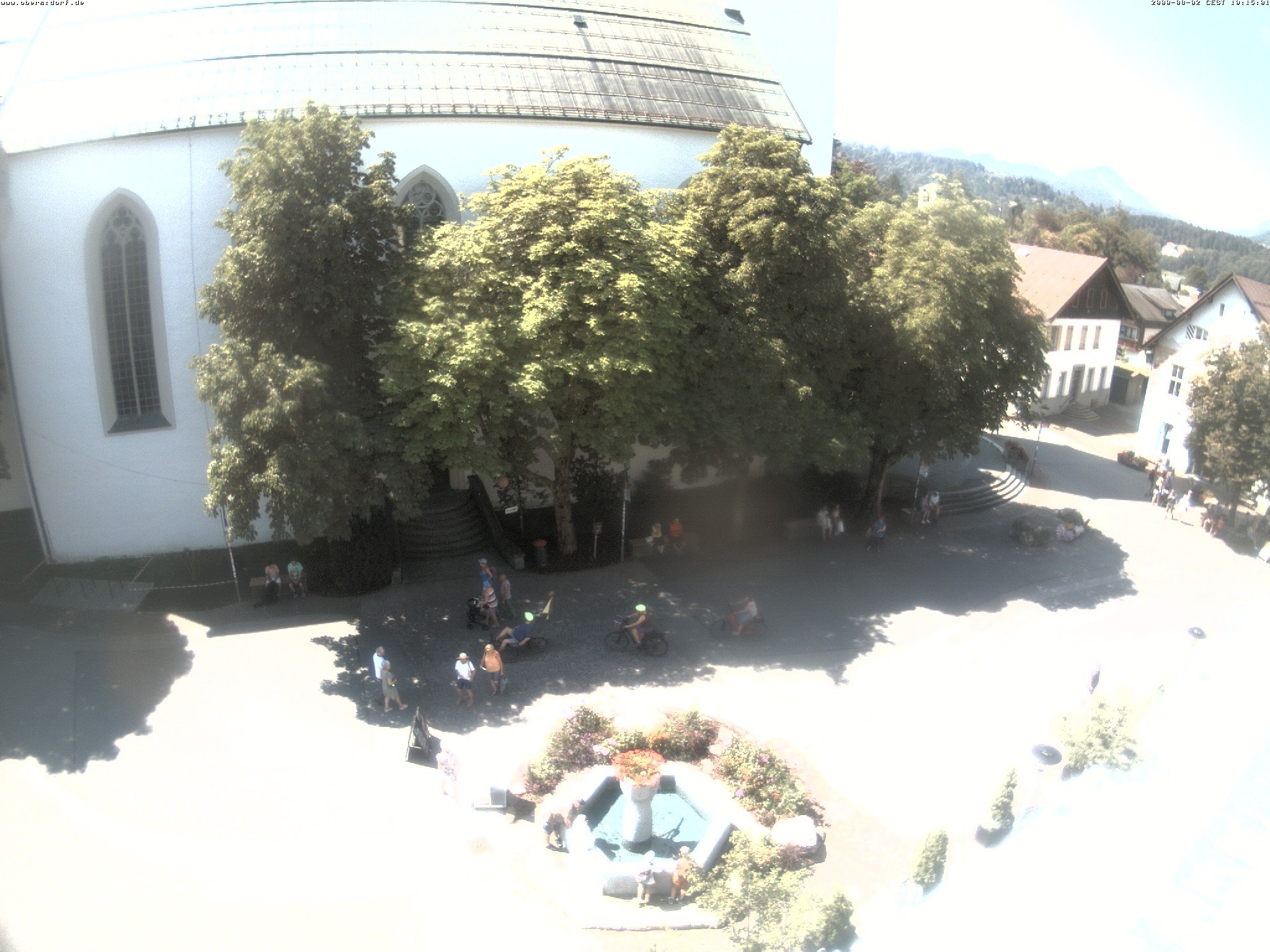 Archiv Foto Webcam Oberstdorf Markplatz