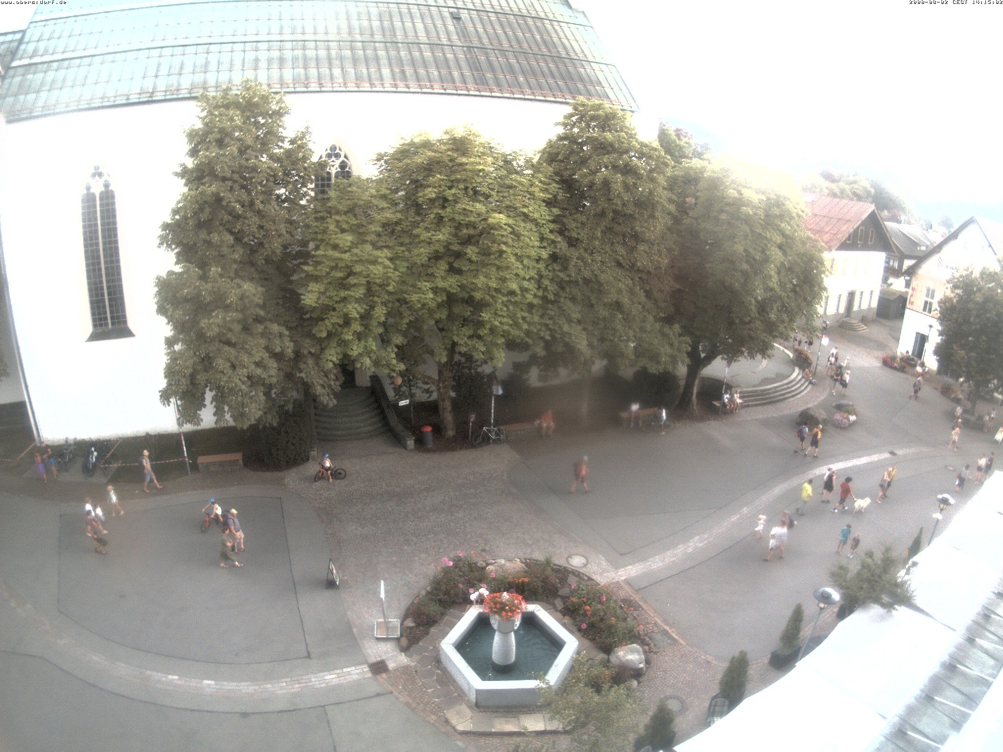 Archiv Foto Webcam Oberstdorf Markplatz