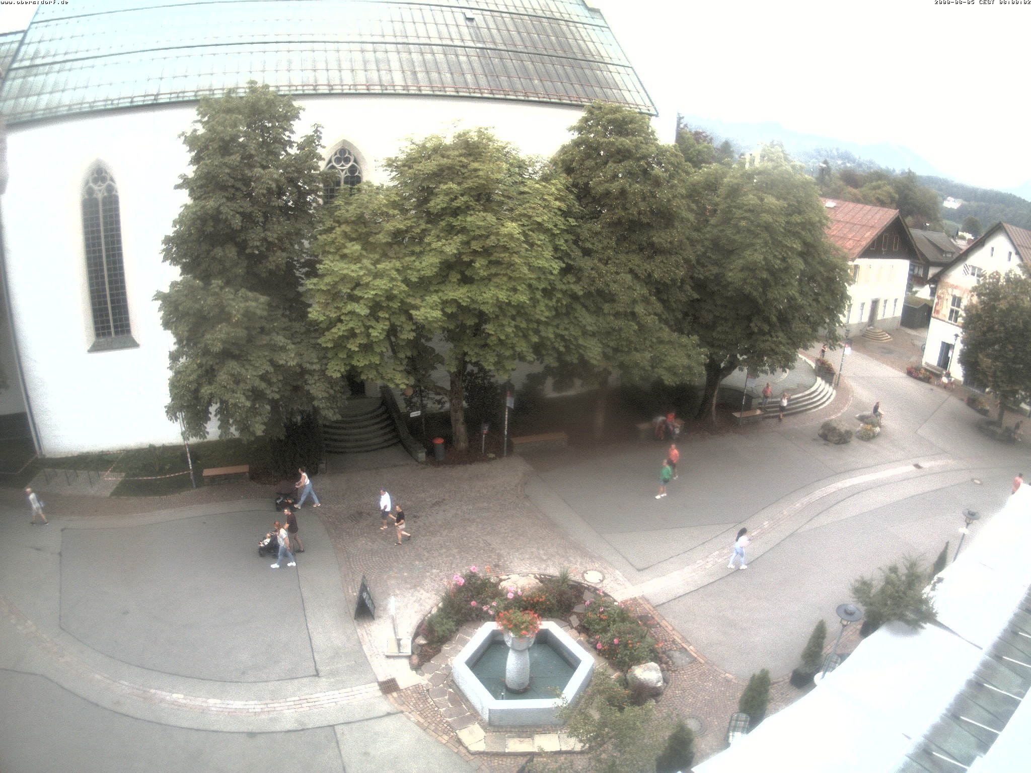 Archiv Foto Webcam Oberstdorf Markplatz
