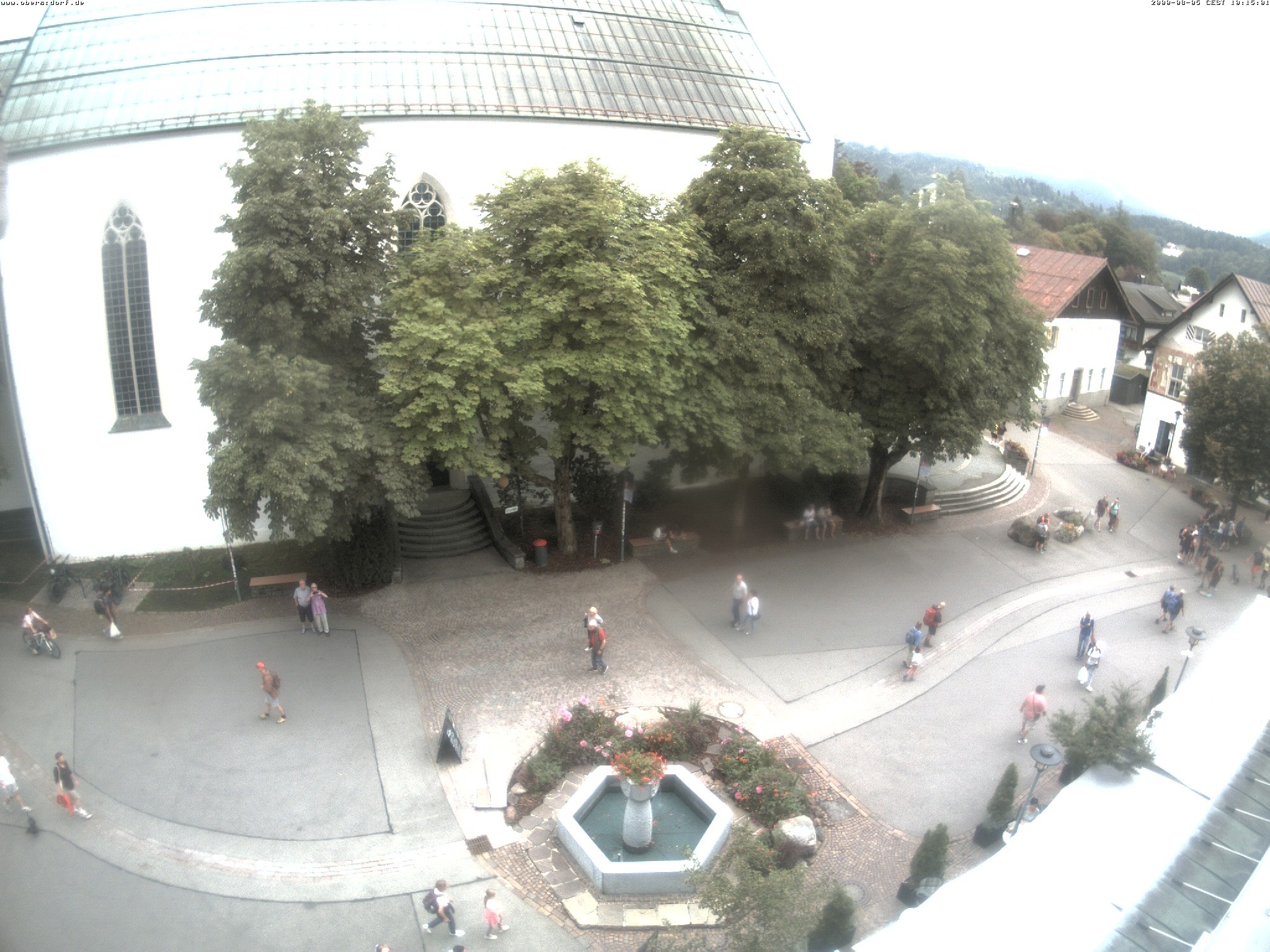 Archiv Foto Webcam Oberstdorf Markplatz