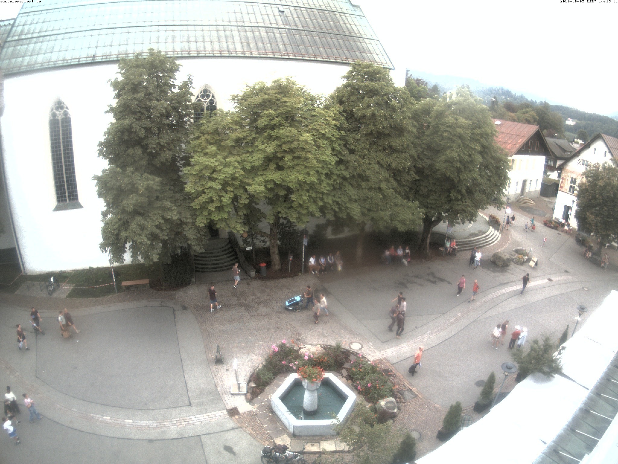 Archiv Foto Webcam Oberstdorf Markplatz