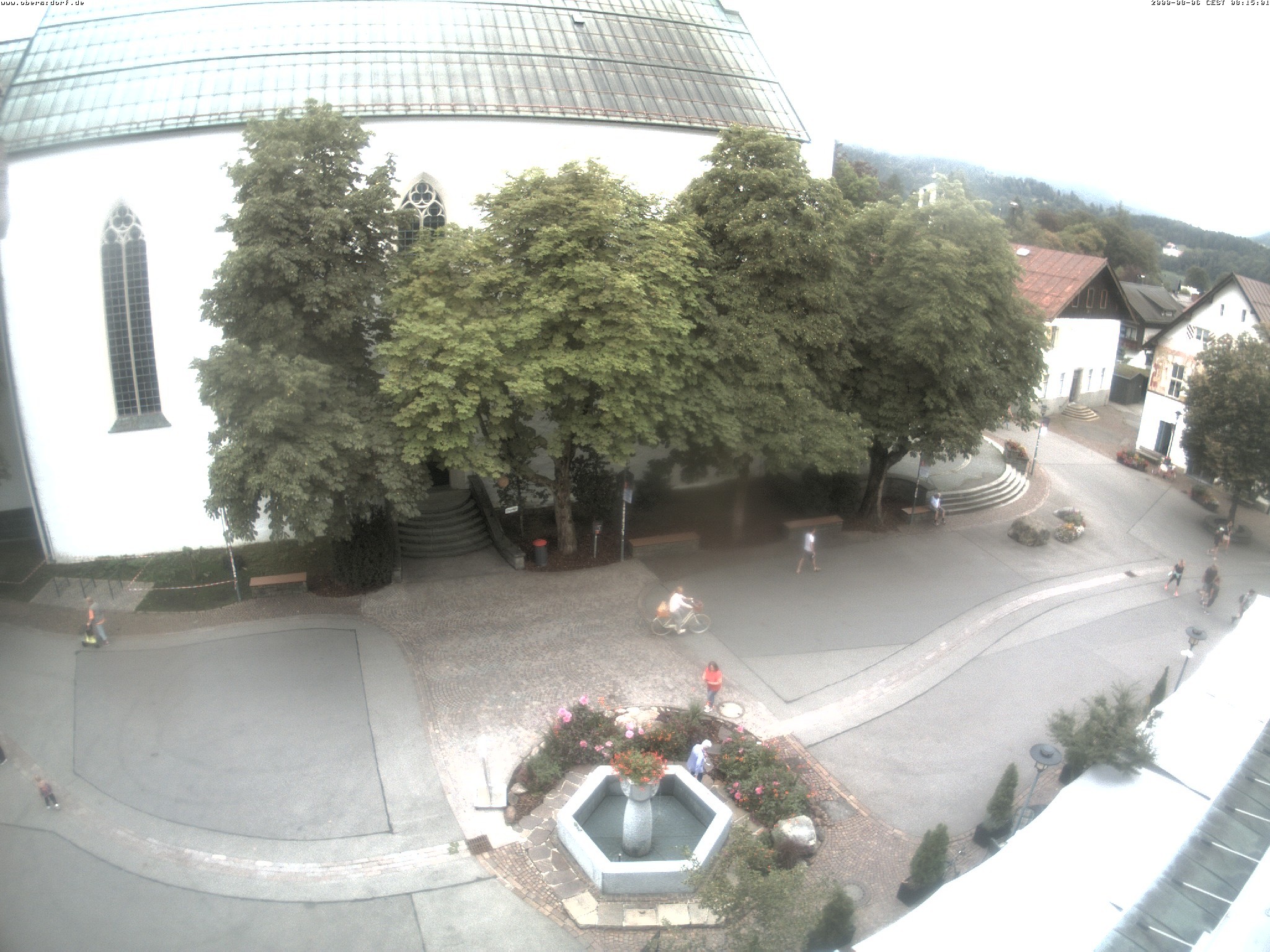Archiv Foto Webcam Oberstdorf Markplatz
