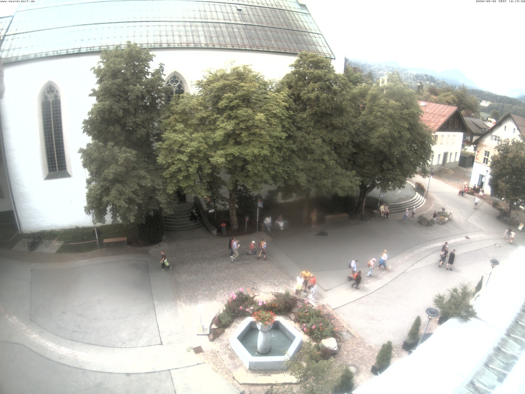 Archiv Foto Webcam Oberstdorf Markplatz
