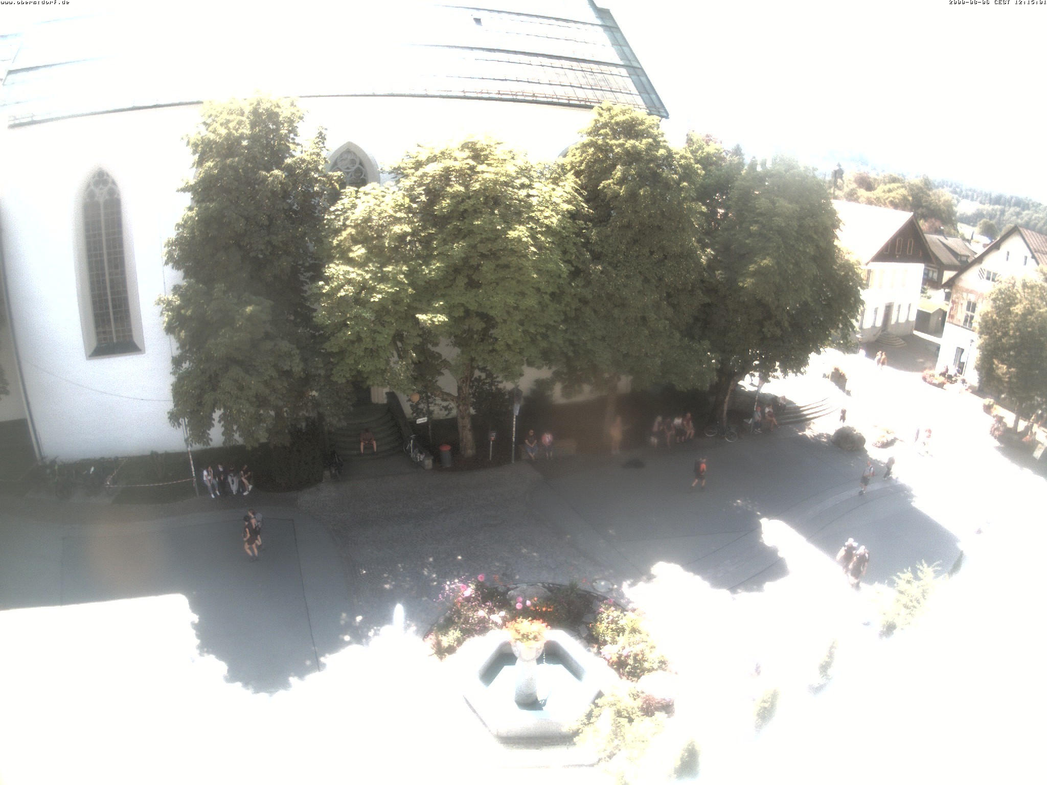 Archiv Foto Webcam Oberstdorf Markplatz