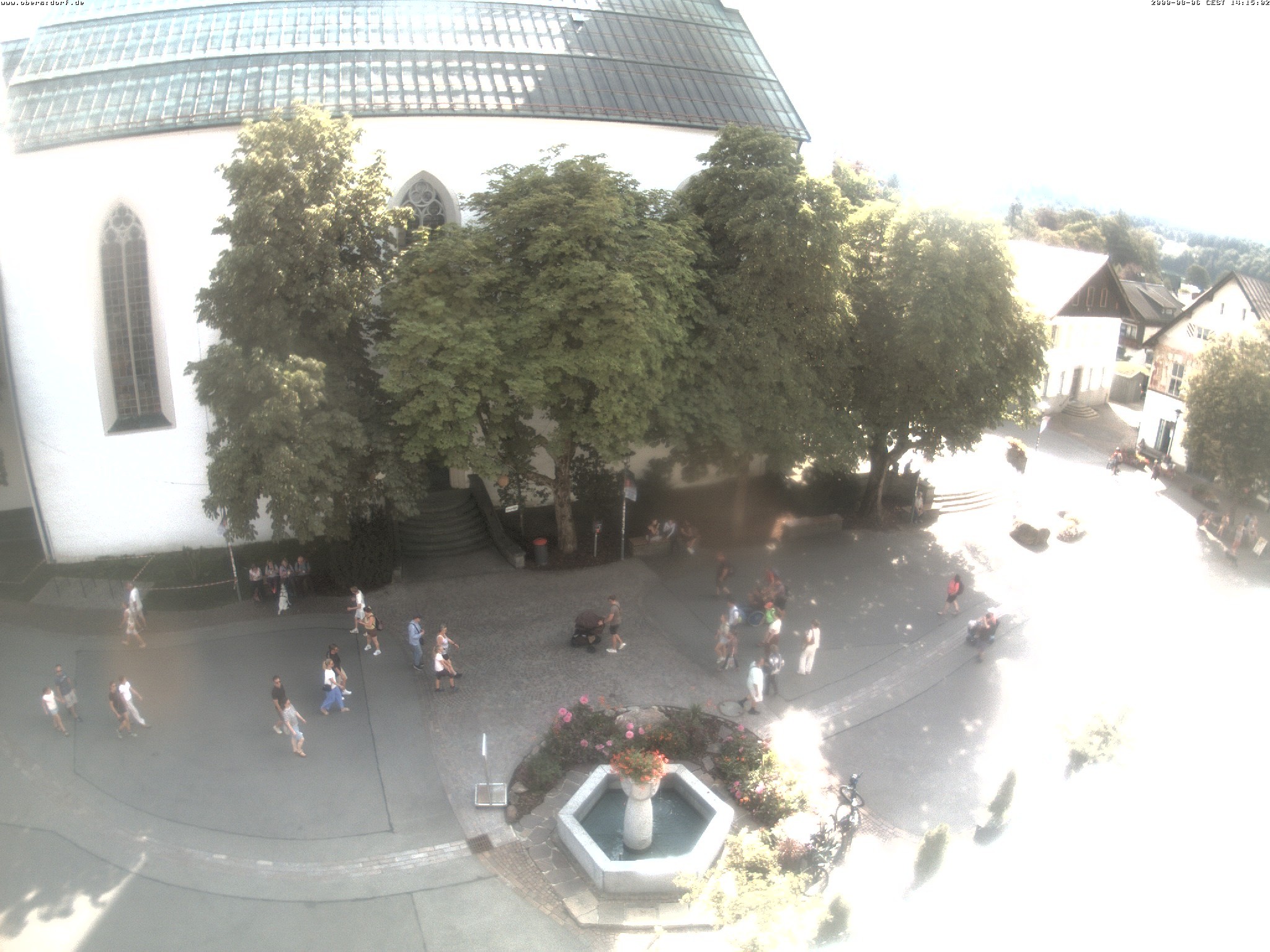 Archiv Foto Webcam Oberstdorf Markplatz
