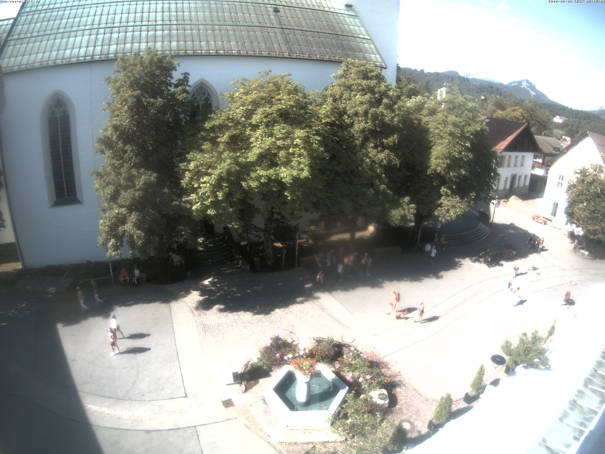 Archiv Foto Webcam Oberstdorf Markplatz