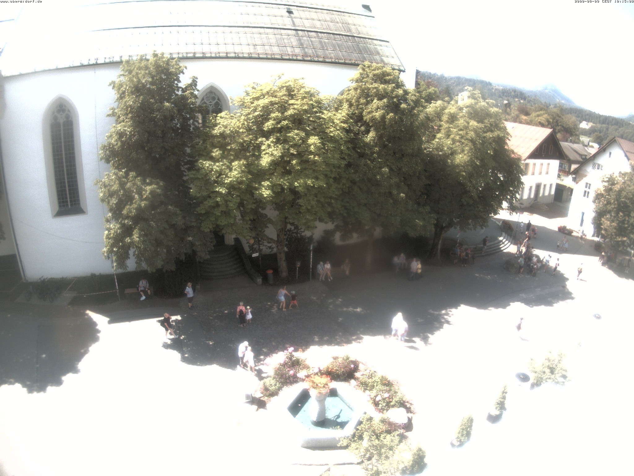 Archiv Foto Webcam Oberstdorf Markplatz