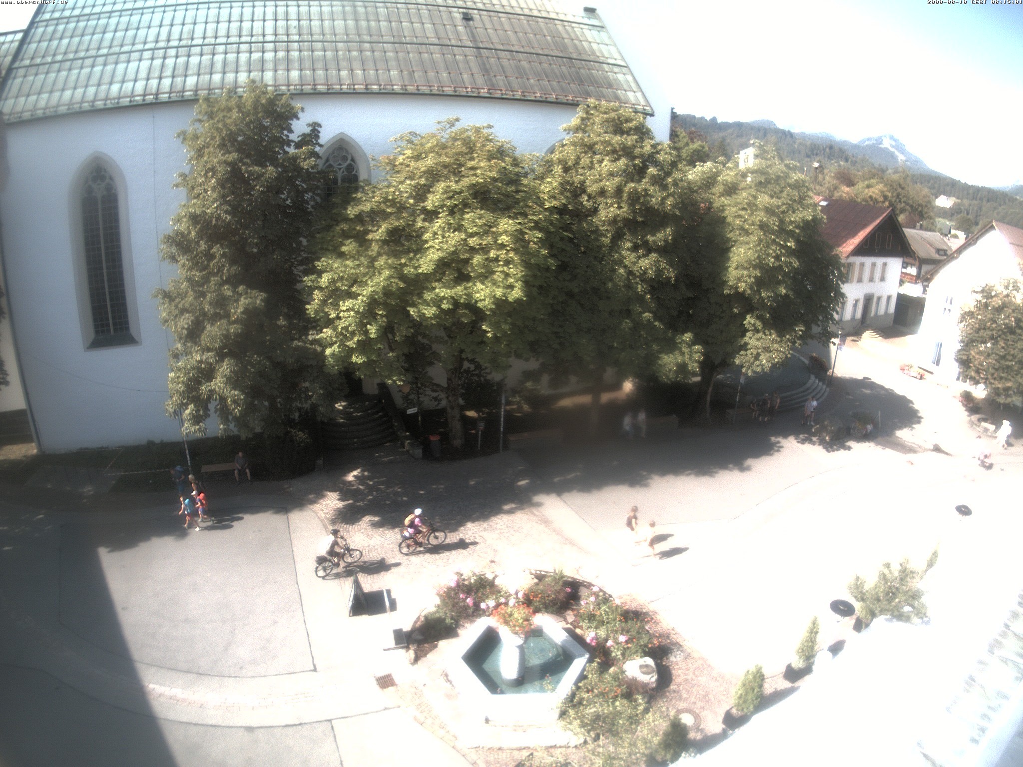 Archiv Foto Webcam Oberstdorf Markplatz