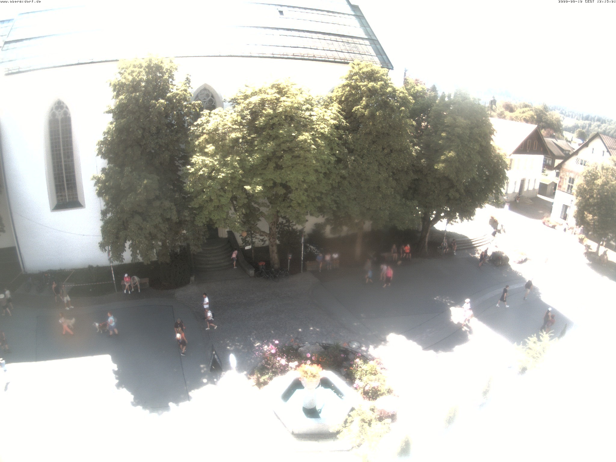 Archiv Foto Webcam Oberstdorf Markplatz